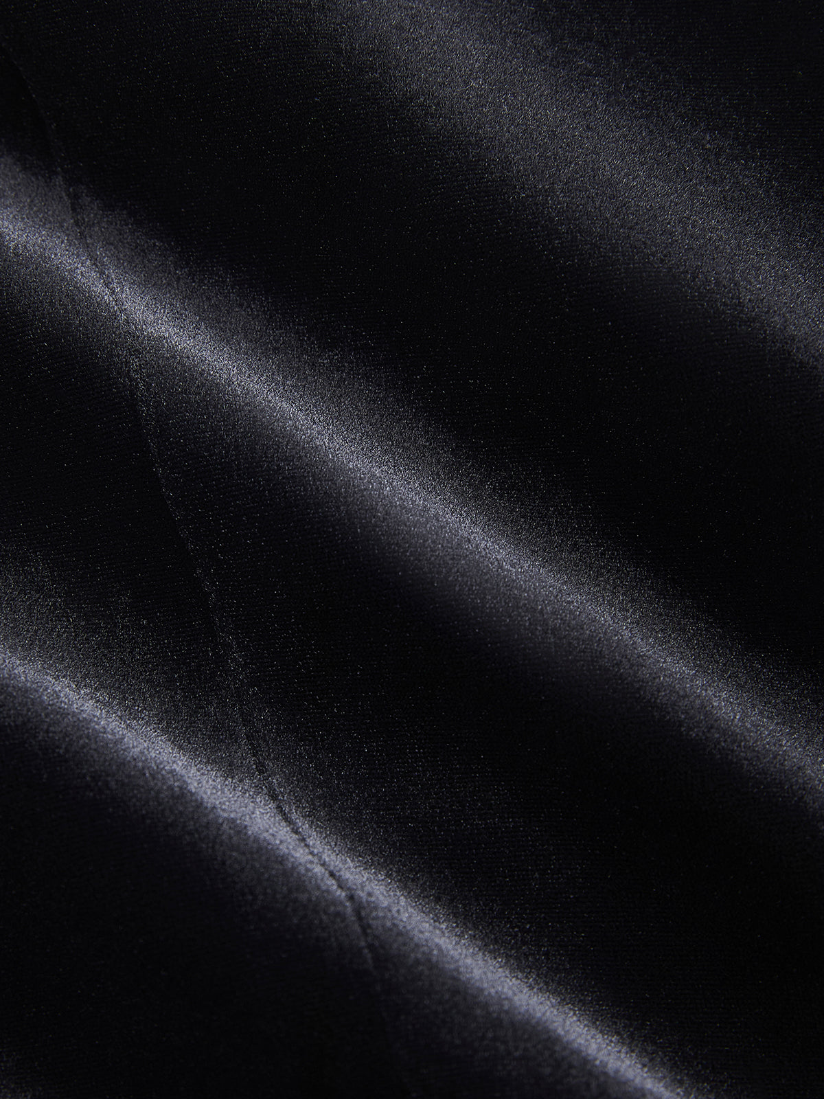 Satin Collar Panel Velvet Cropped Jacket