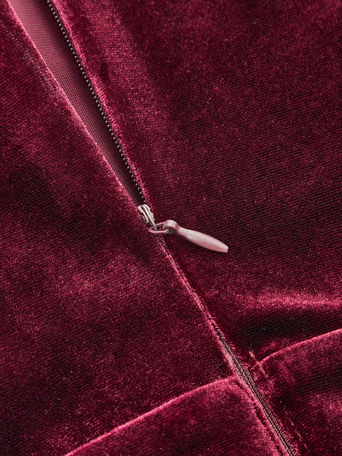 Velvet Cross-Neck Wide-Leg Jumpsuit