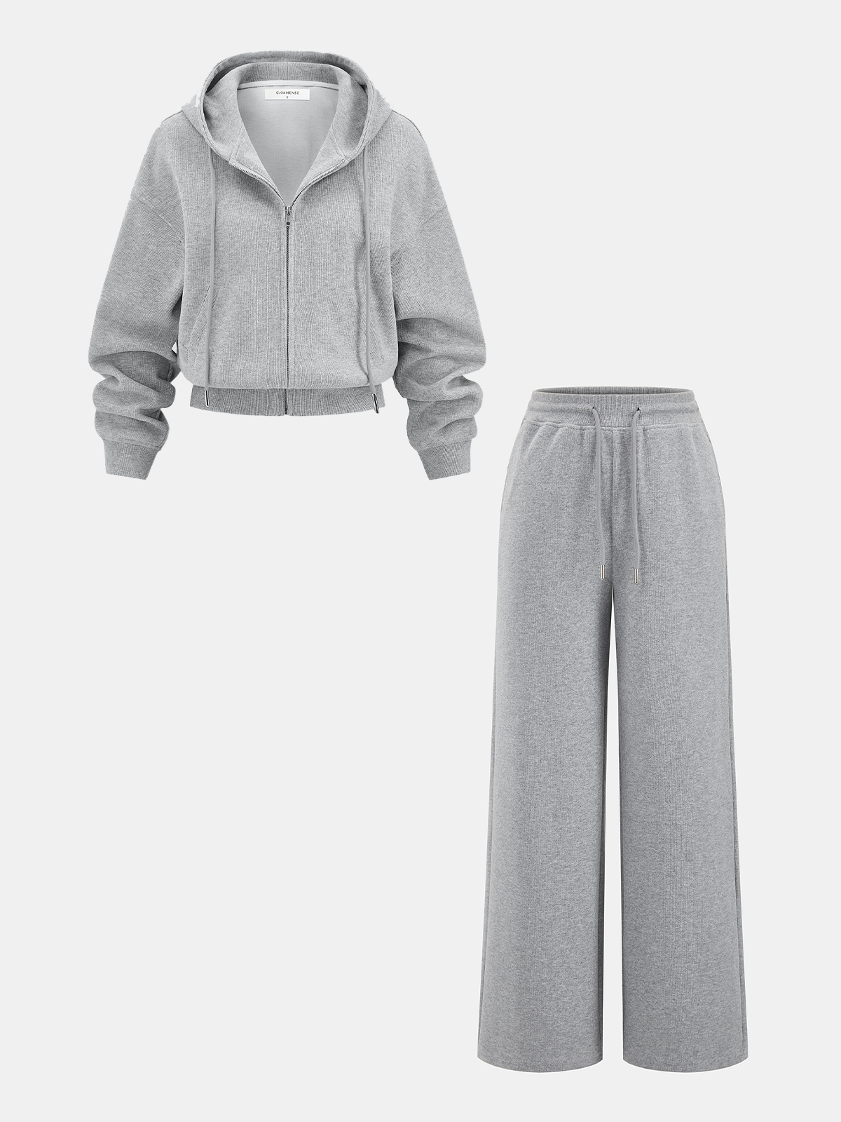 Cotton-Blend Drawstring Straight-Leg Sweatpants