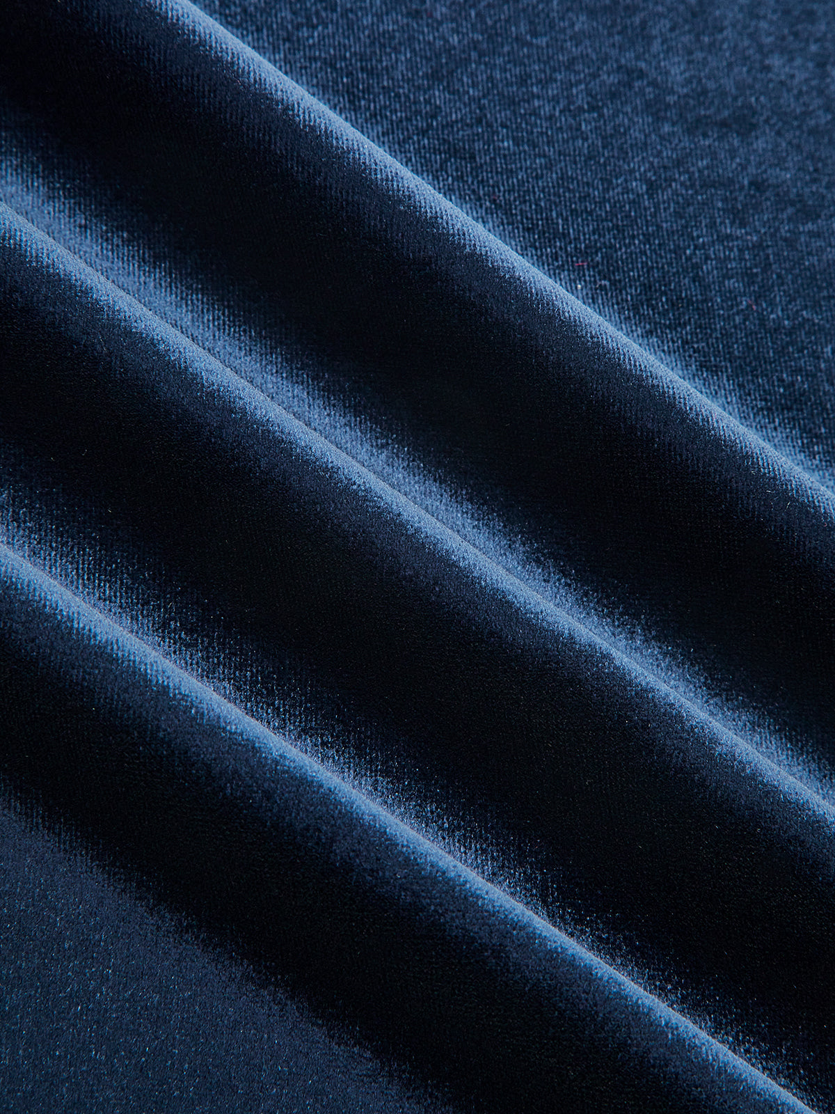 Midikleid aus Samt mit V-Ausschnitt und Spitzeneinsatz