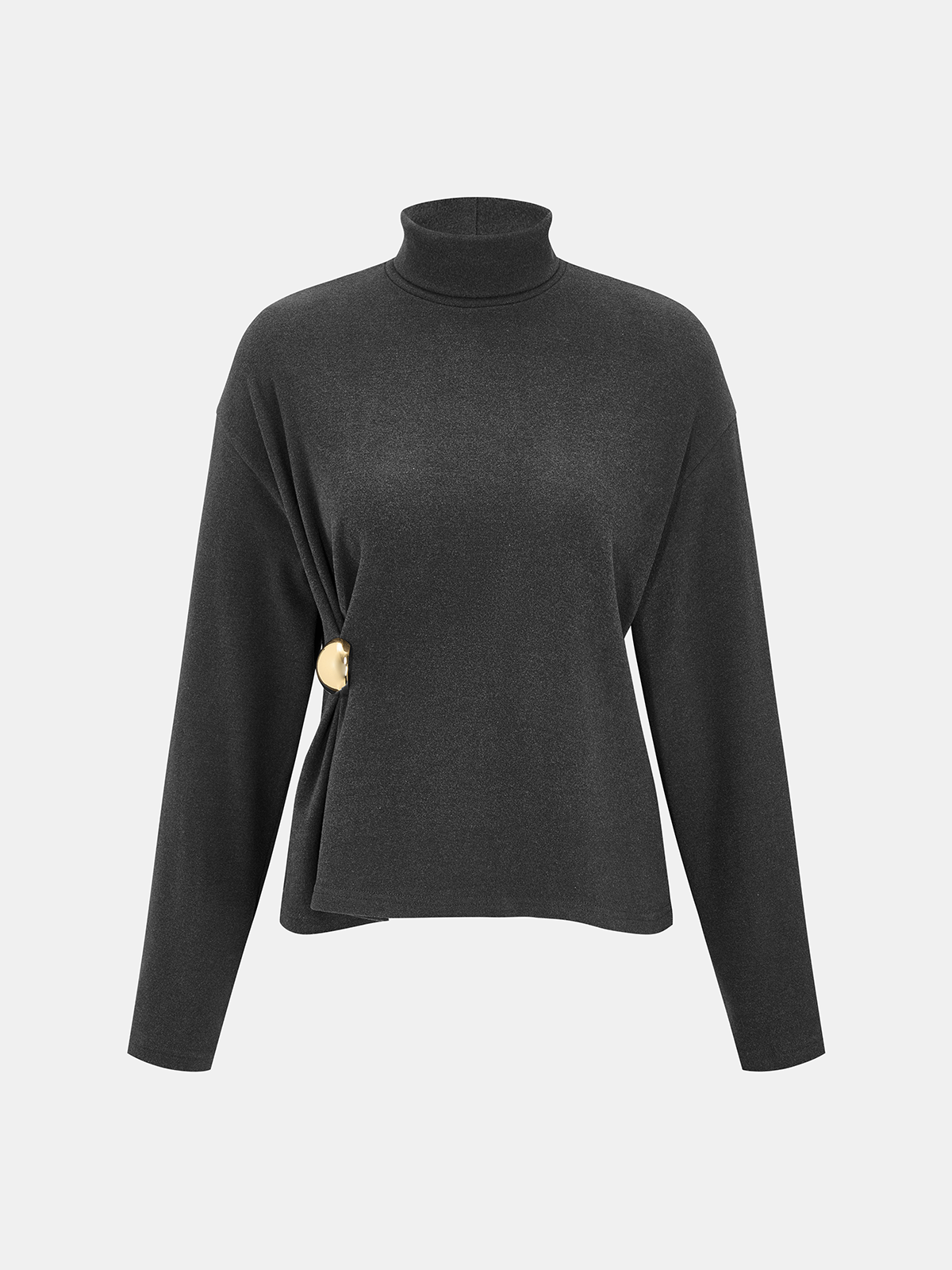 Turtleneck Top & Pencil Skirt Set