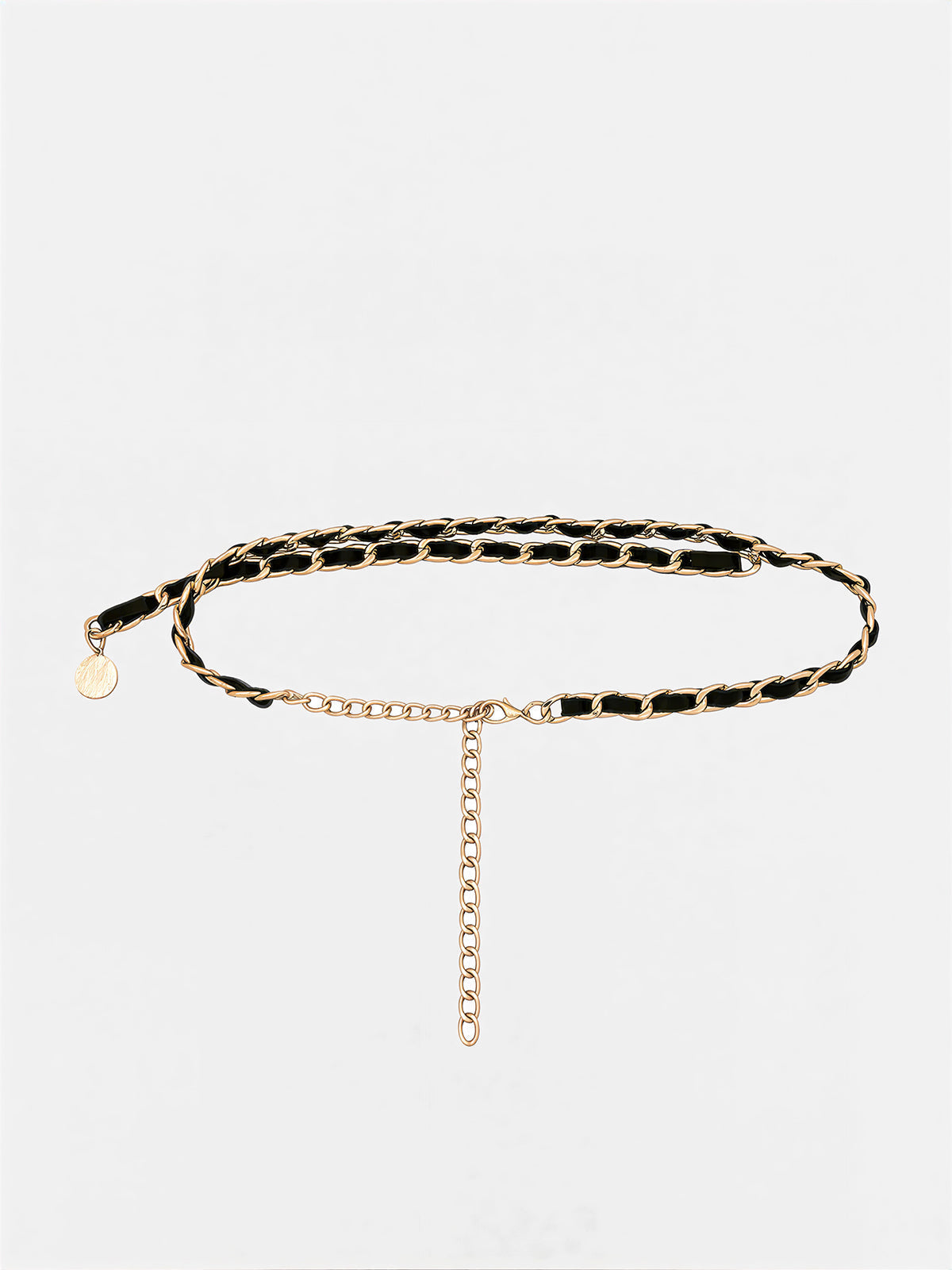 Coin Charm Wrap Chain Belt