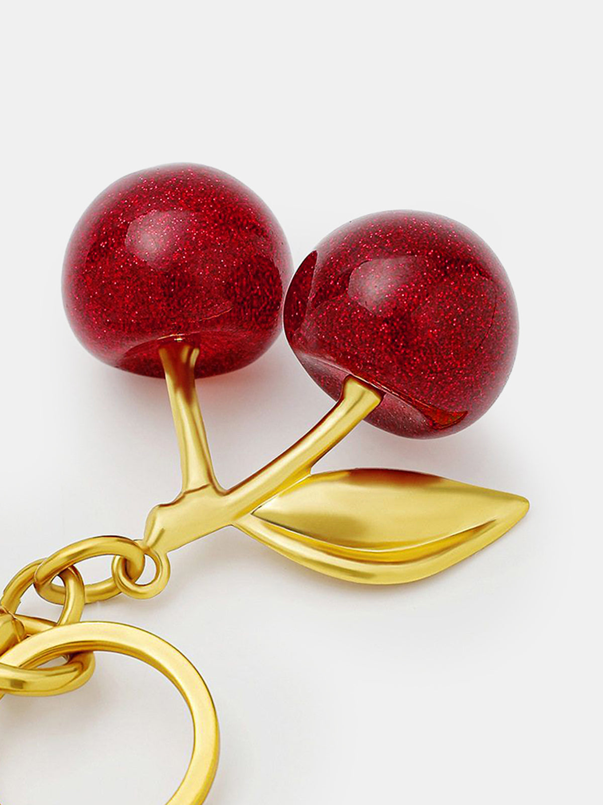 Breloque Cerises Dorées