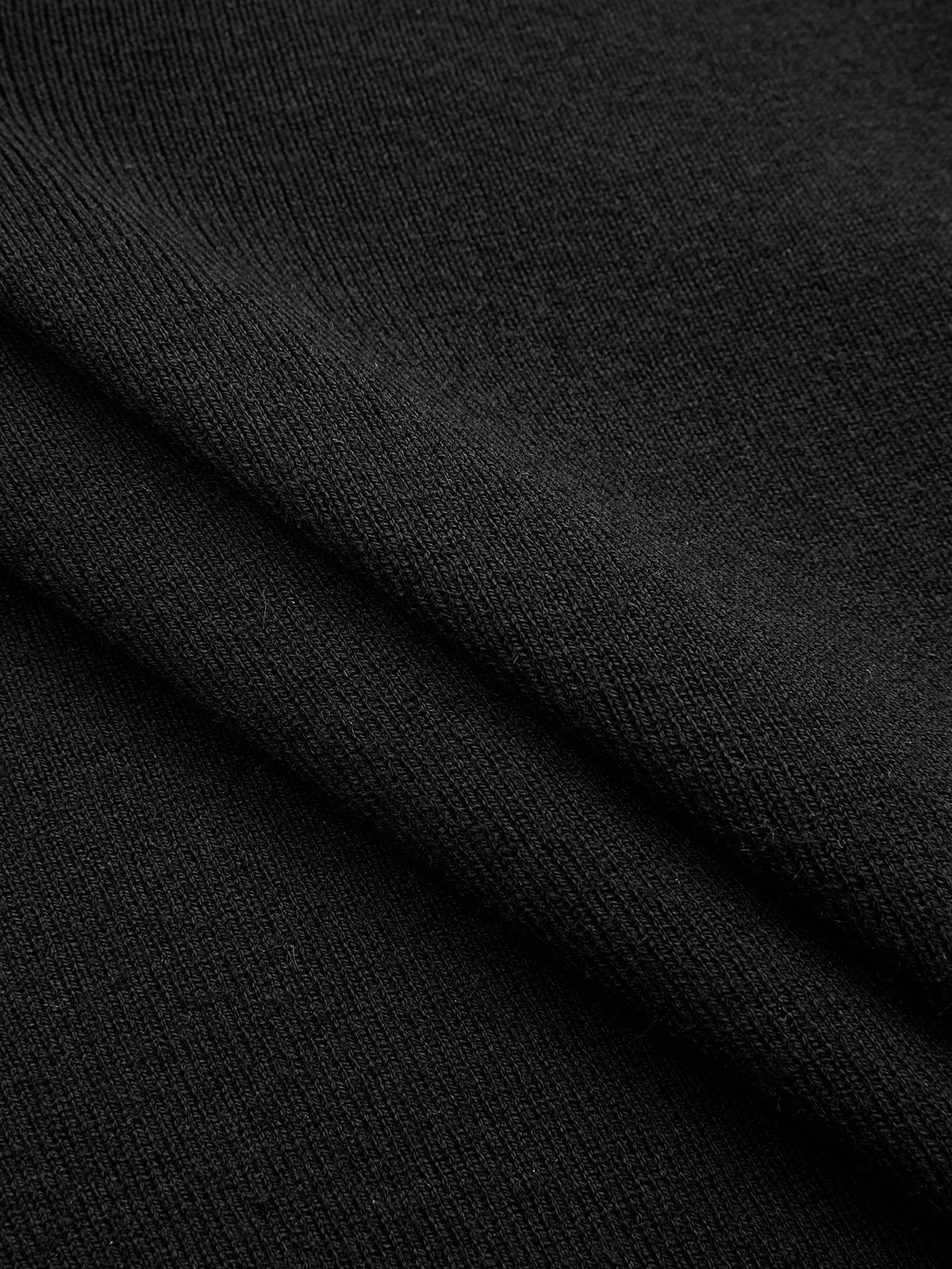 Contrast-Trim Tie-Neck Sweater Vest