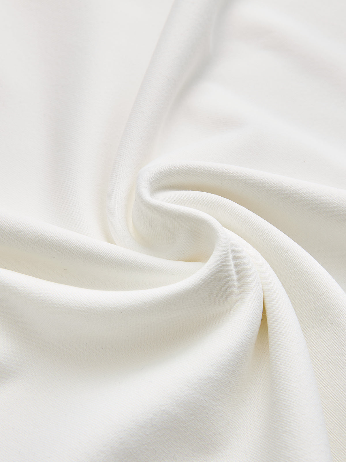 Cotton Off-Shoulder Ruched Long-Sleeve Top