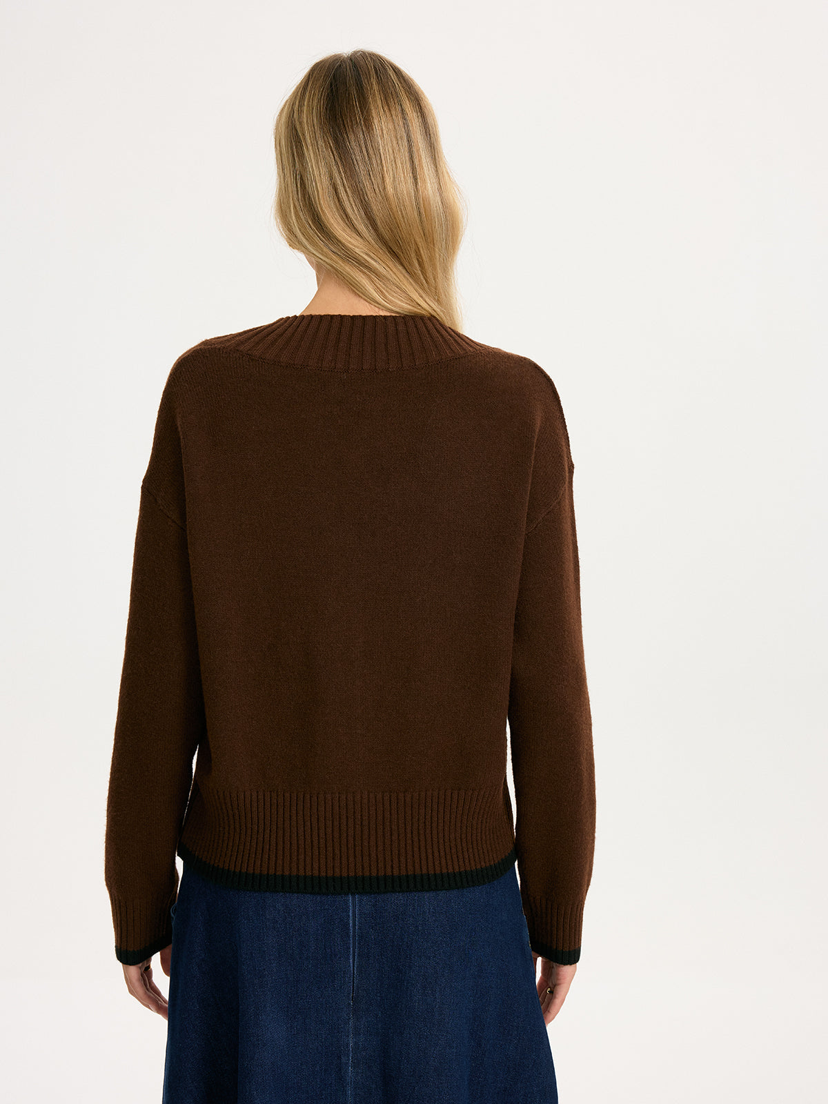 V-Neck Loose Knit Sweater