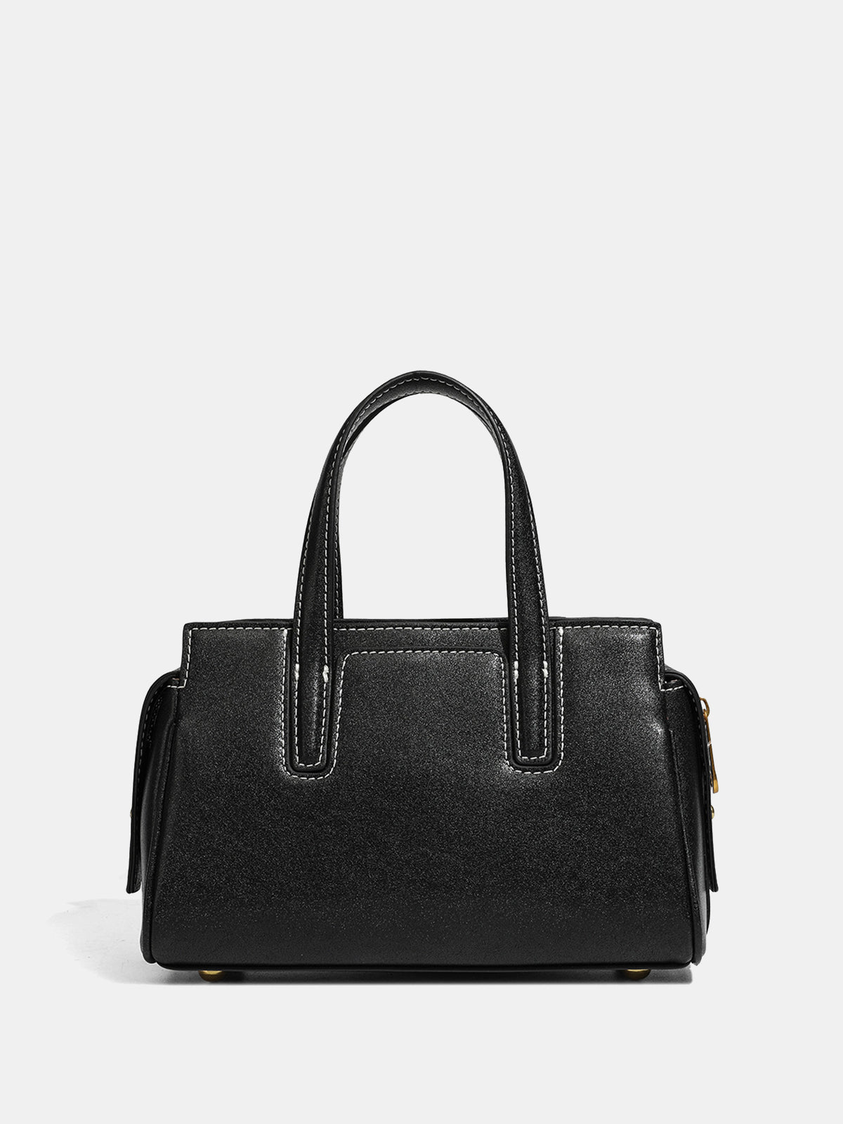 Vintage Leather Top-Handle Bag