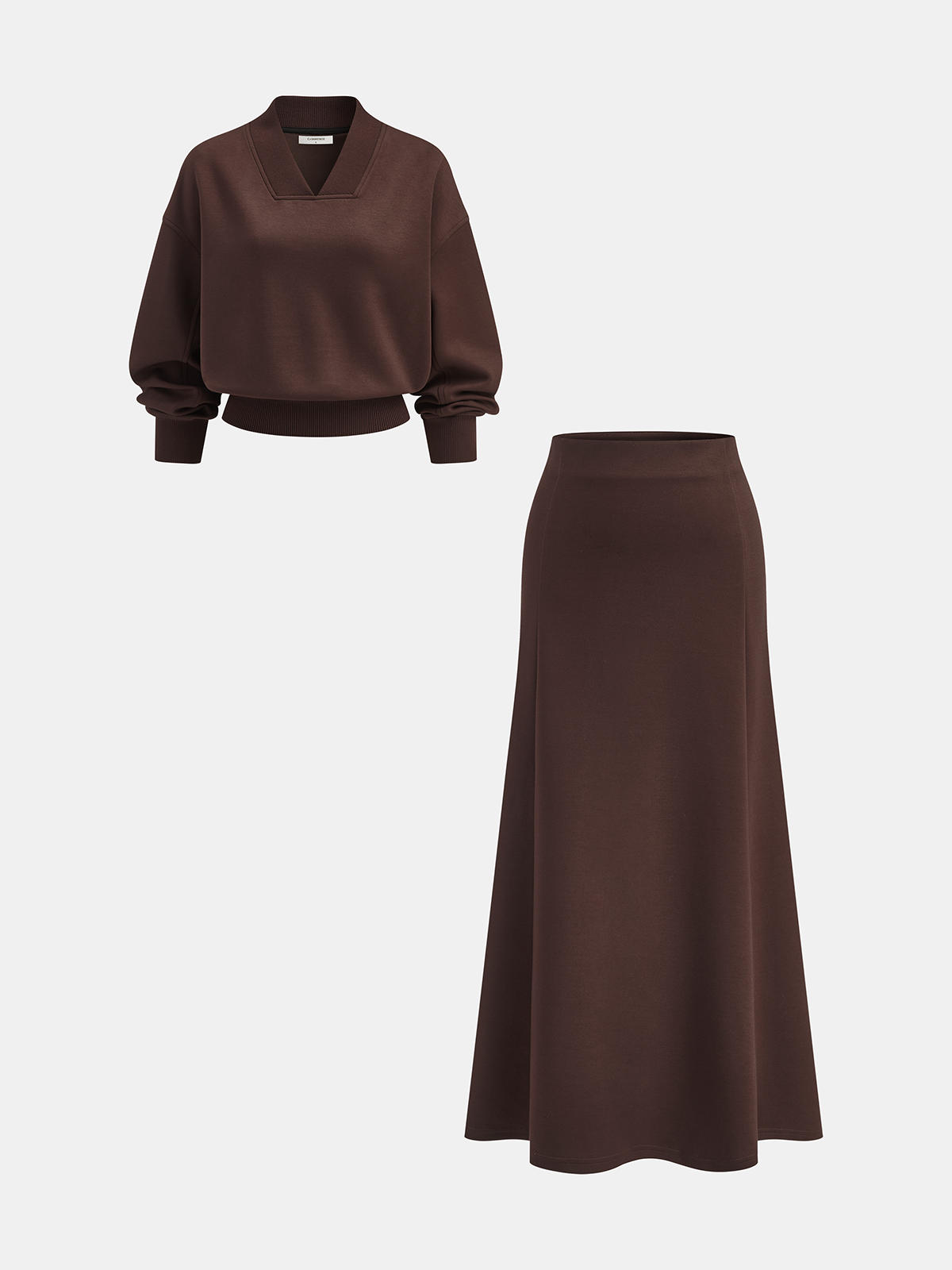 Wellenförmiger Air-Layer Midirock
