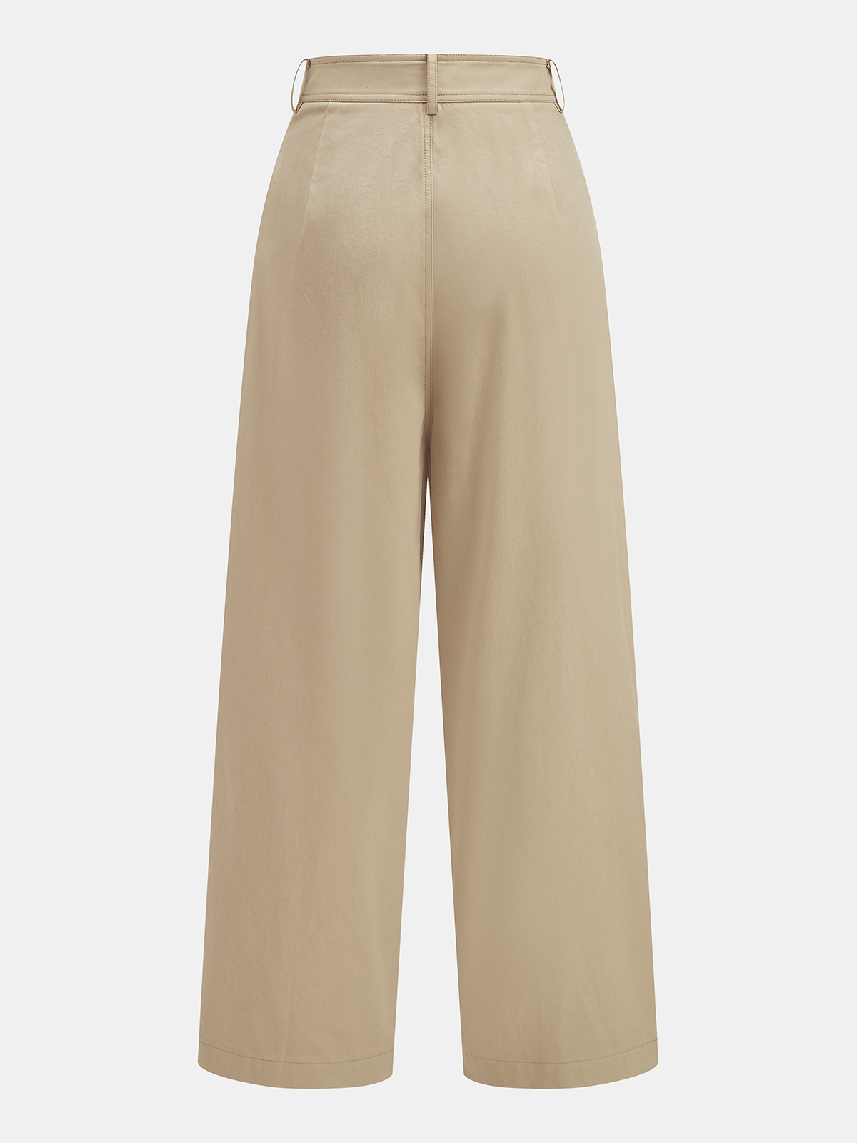 High-Waist-Hose mit weitem Bein und Kordelzug