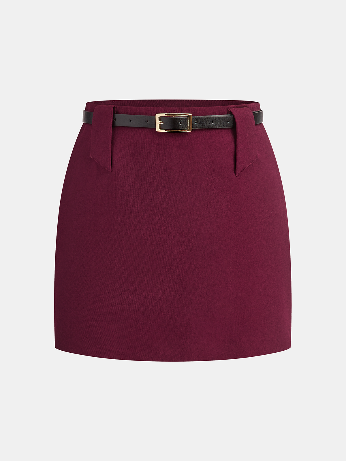 Mini-jupe ceinturée