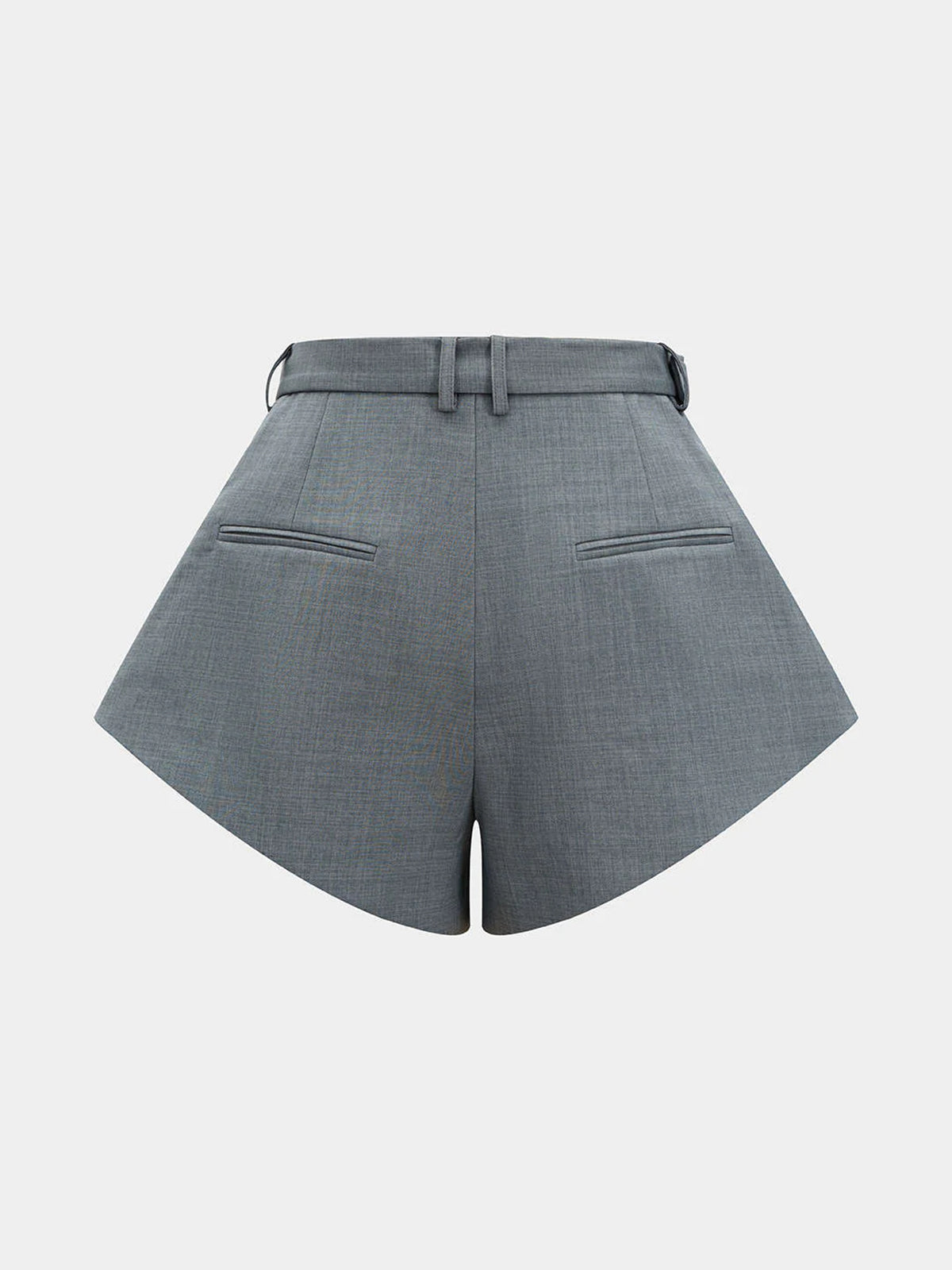Shorts mit Gürtel, Bundfalten und maßgeschneidertem Schnitt
