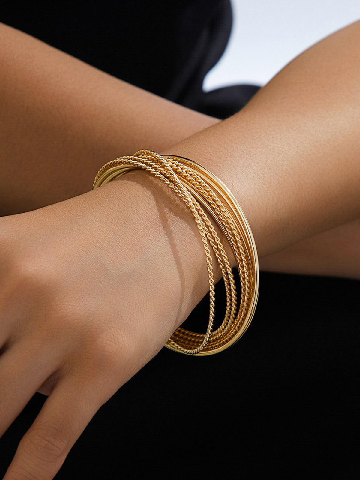 Multi-Strand Twisted Cuff Bracelet