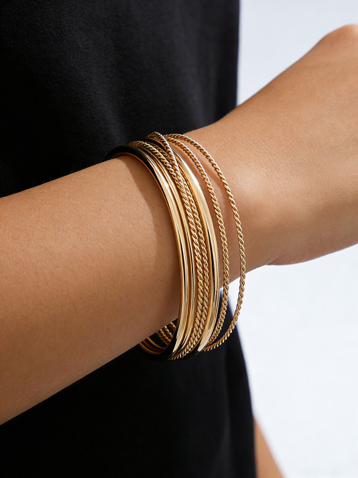 Multi-Strand Twisted Cuff Bracelet