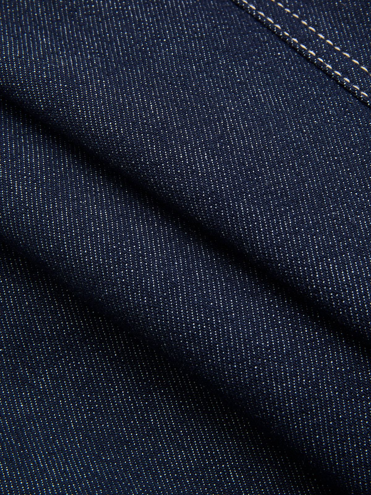 Denim Mid-Waist Split Midi Skirt