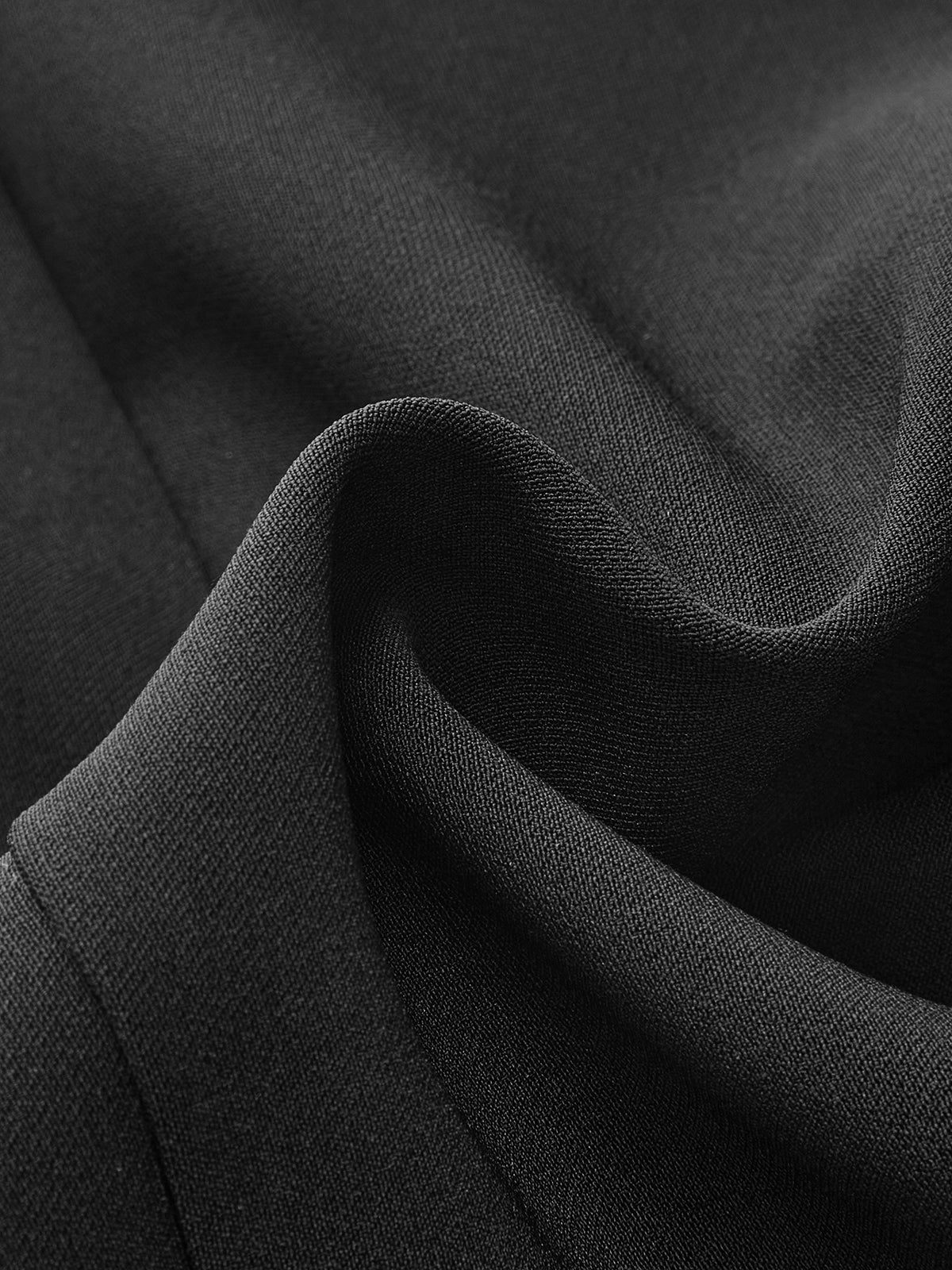 Sheer Sleeve Peplum Zipper Keyhole Neck Blouse