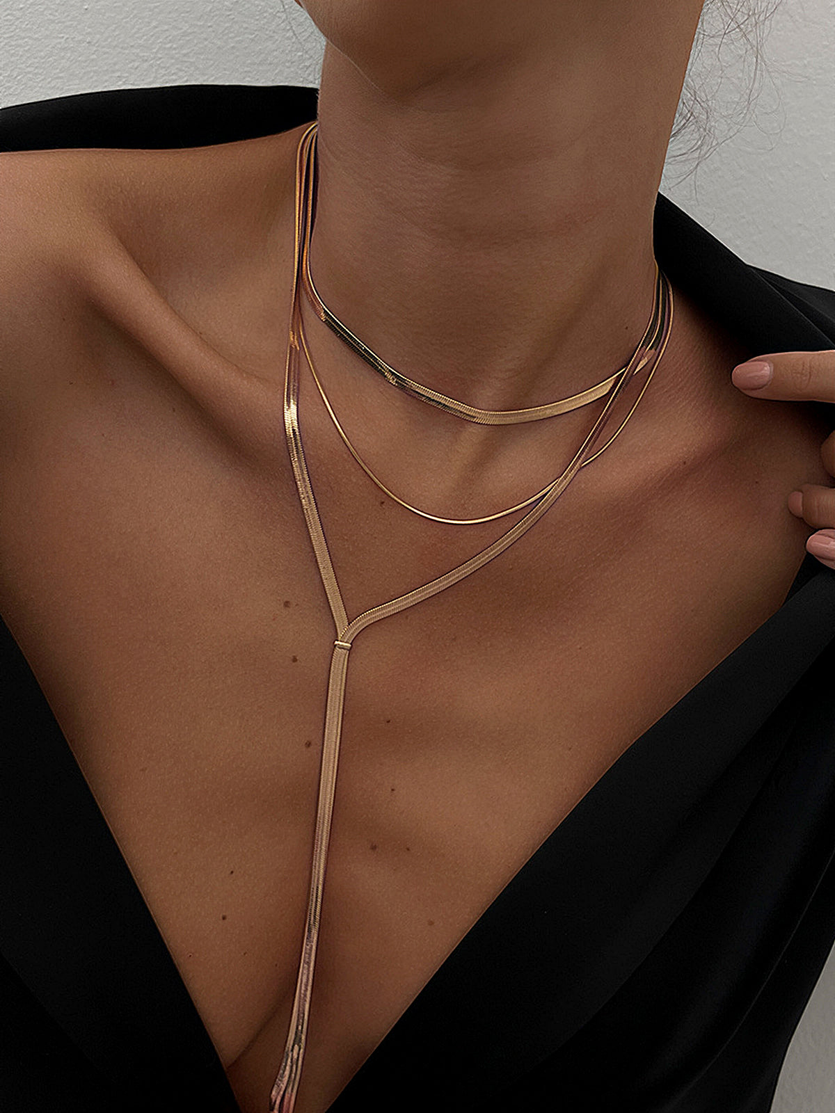 Multi-Layer Lariat Necklace