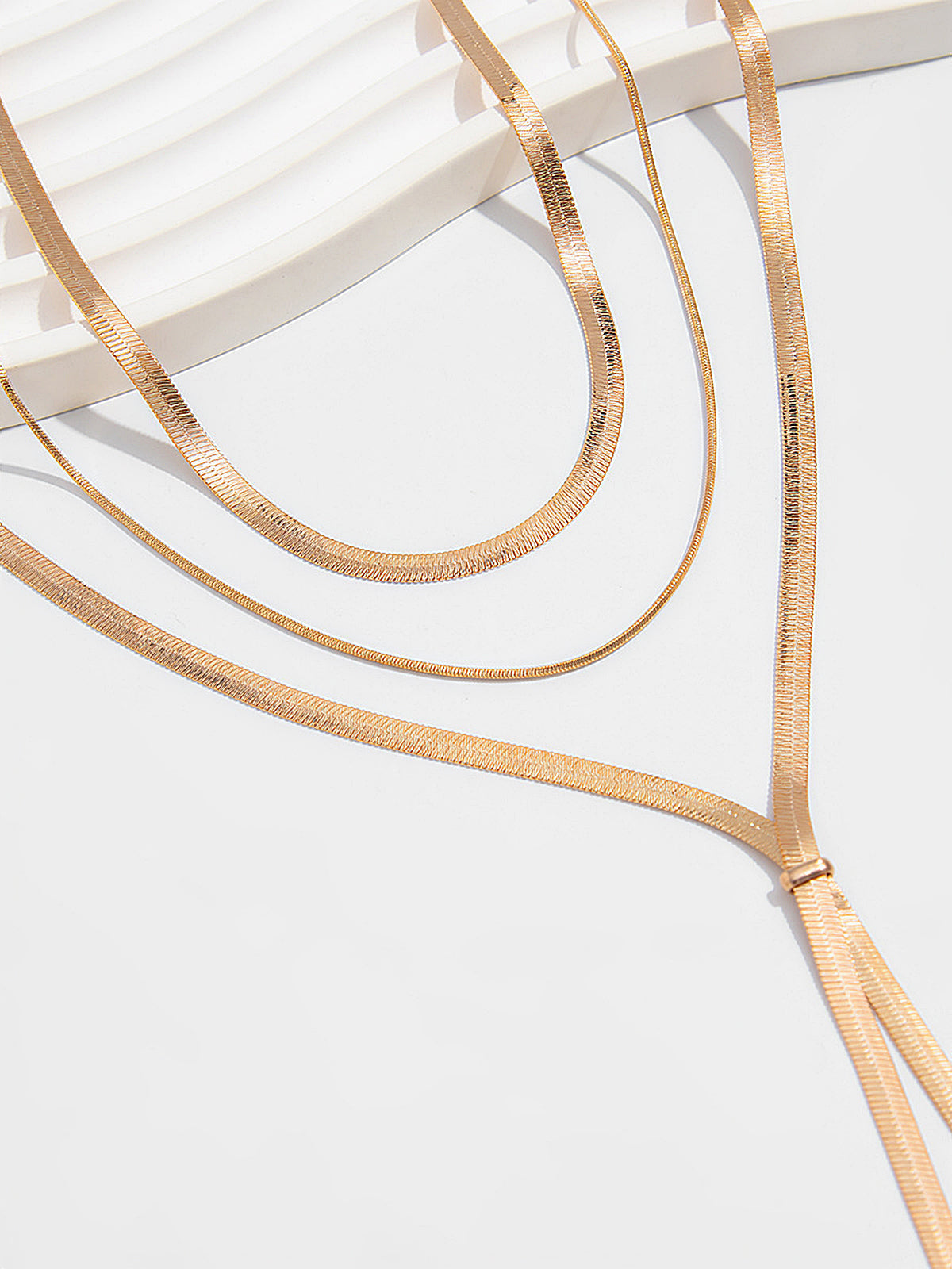 Multi-Layer Lariat Necklace