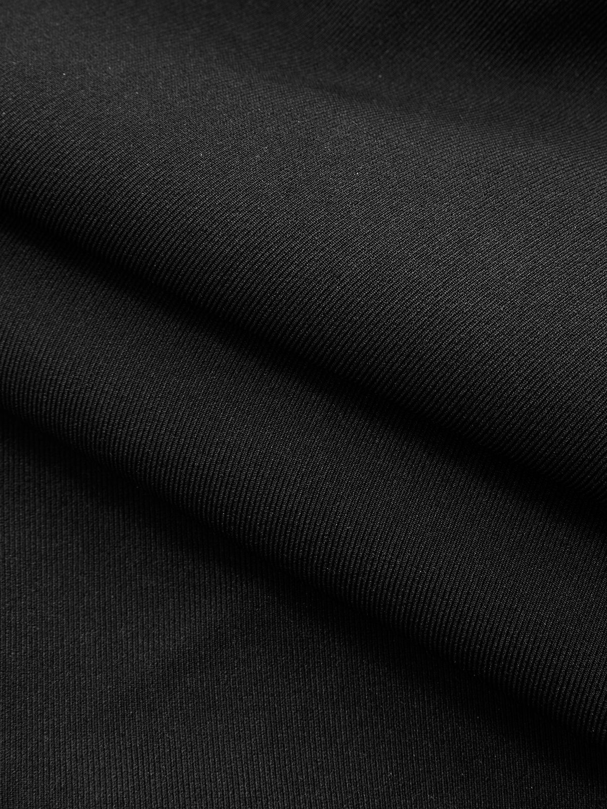 Metal Detail Pleated Wide-Leg Pants