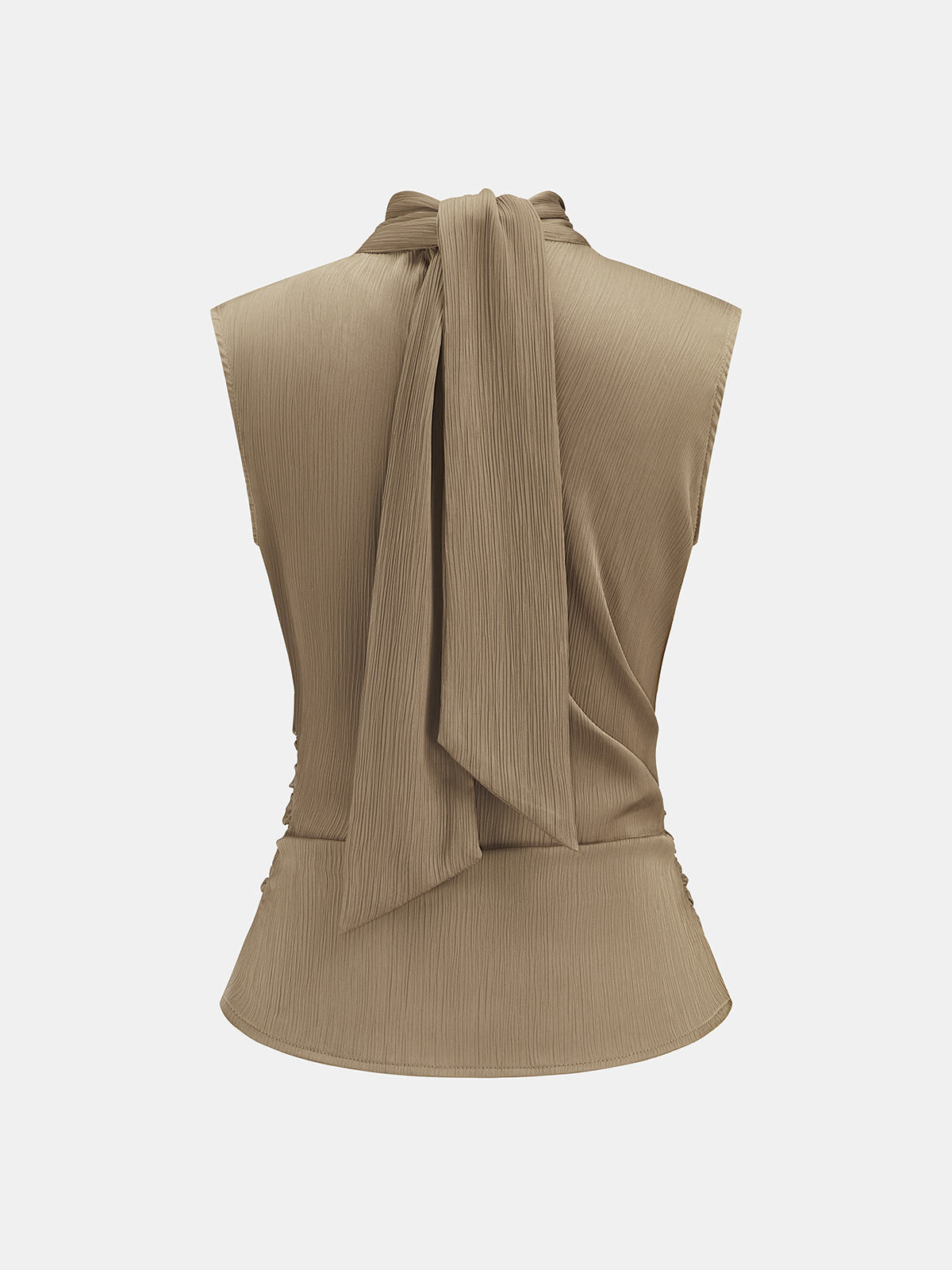 Ensemble col roulé froncé et pantalon large