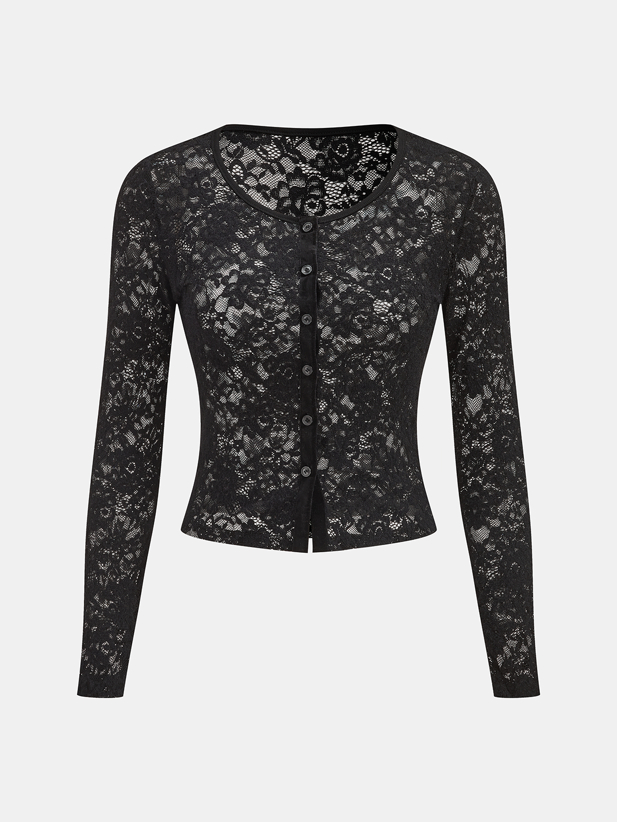 Lace Cami Top & Cardigan Two-Piece Set