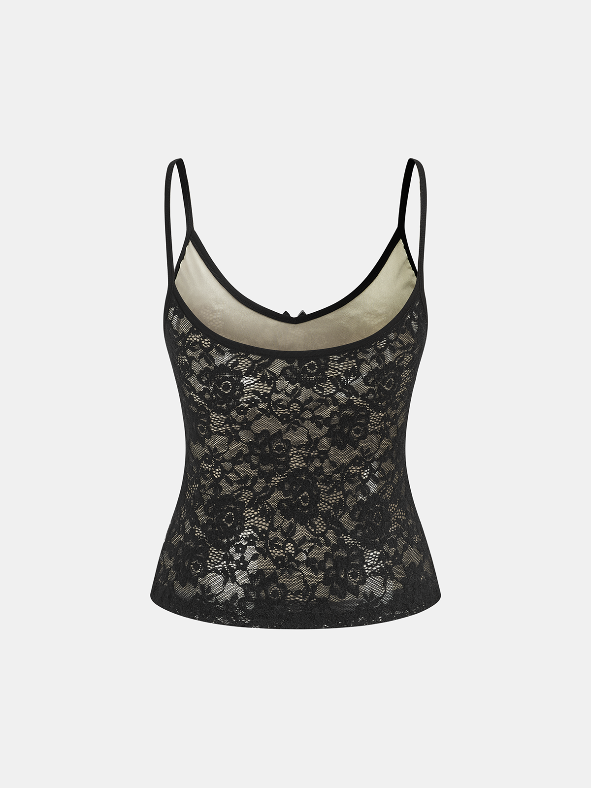 Lace Cami Top & Cardigan Two-Piece Set