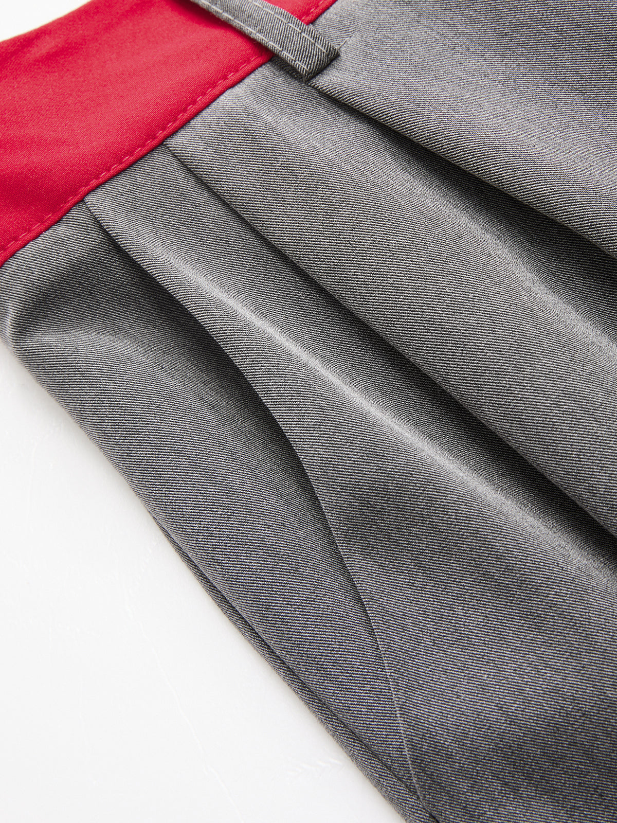 Kontrast-Spitzen-Cami-Weste & Hosen-Set mit Schal
