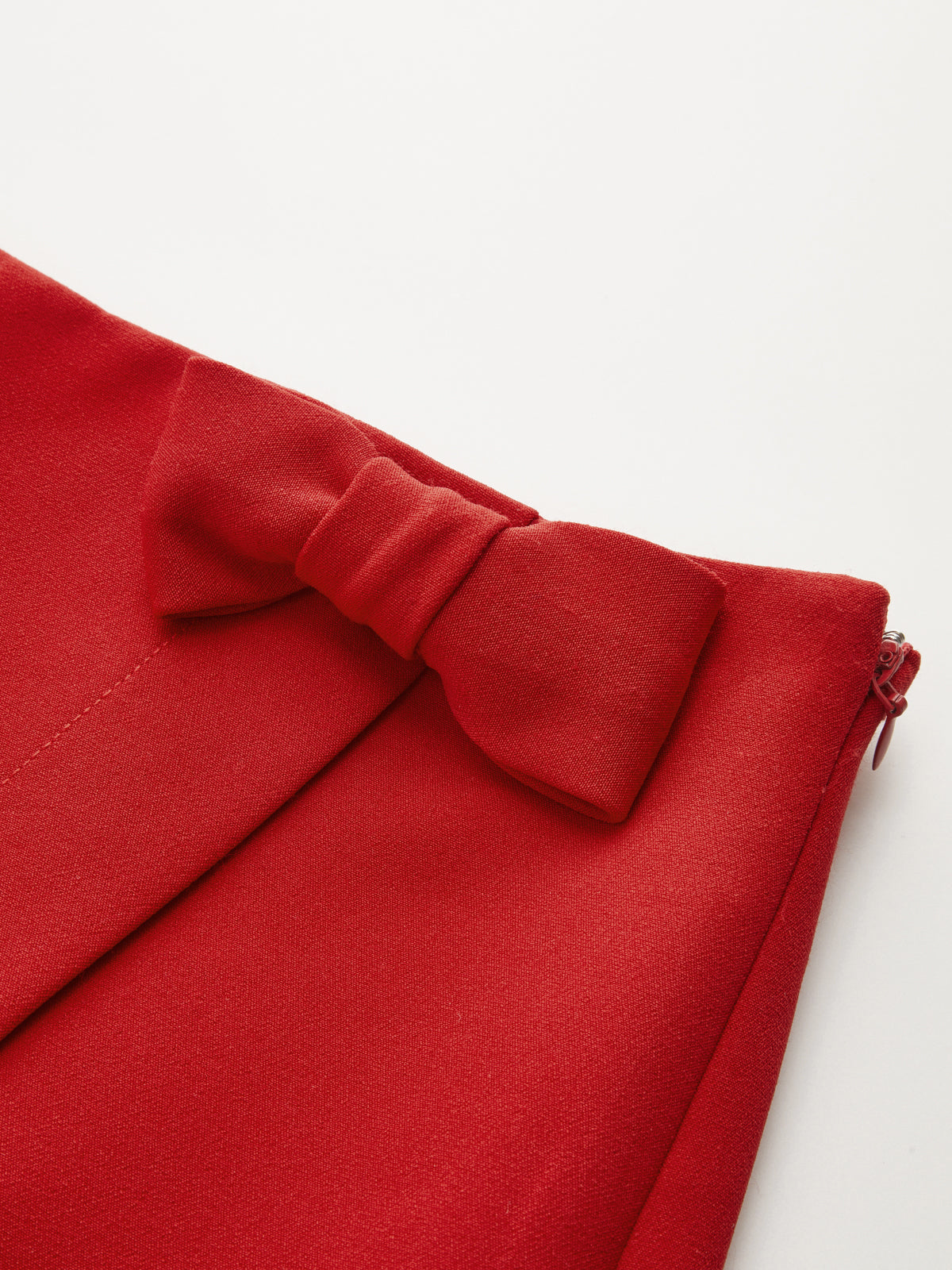 Jupe-culotte asymétrique portefeuille à nœud