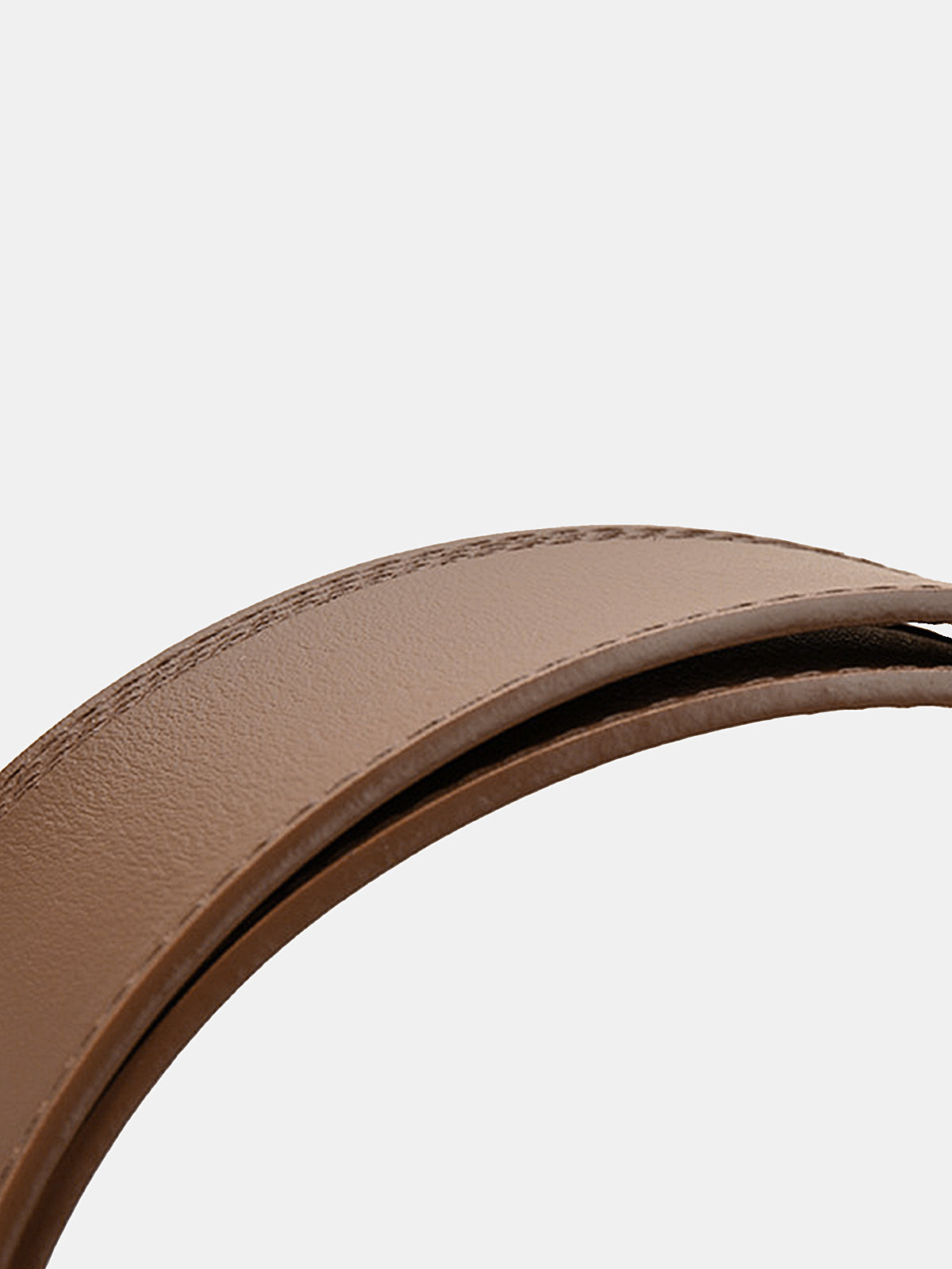 Metal Buckle Leather Wide Belt
