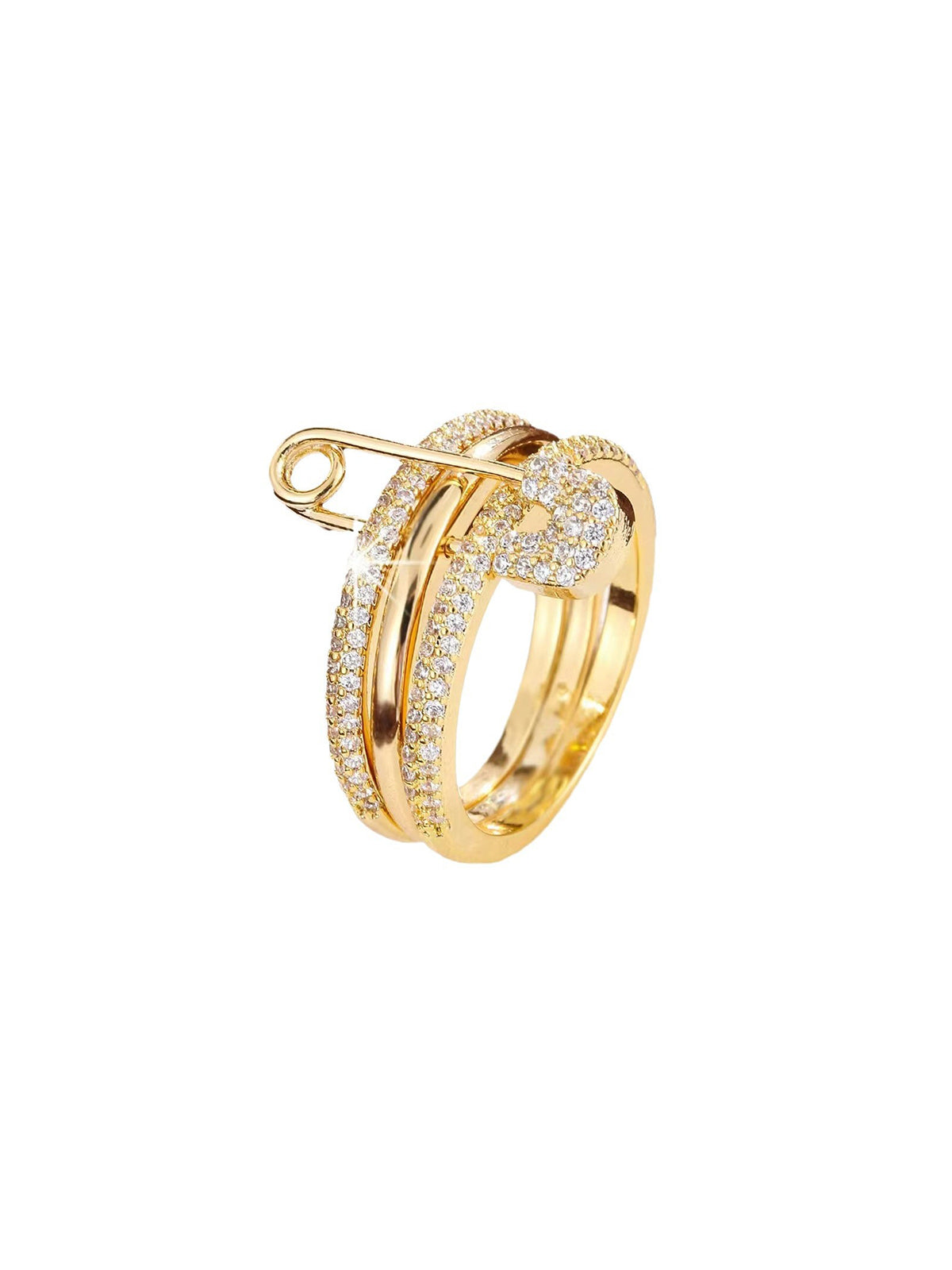 Multi-layer Pin Decor Ring