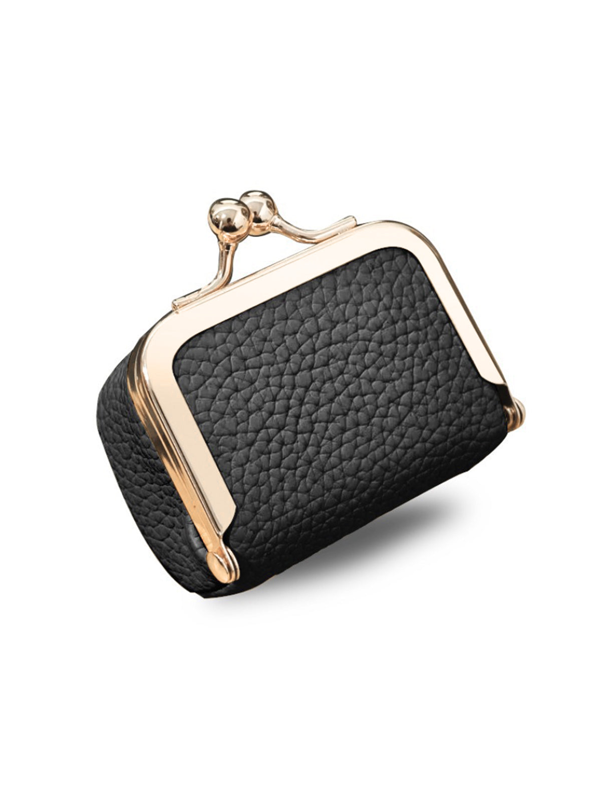 Textured Kiss-Lock Jewelry Box