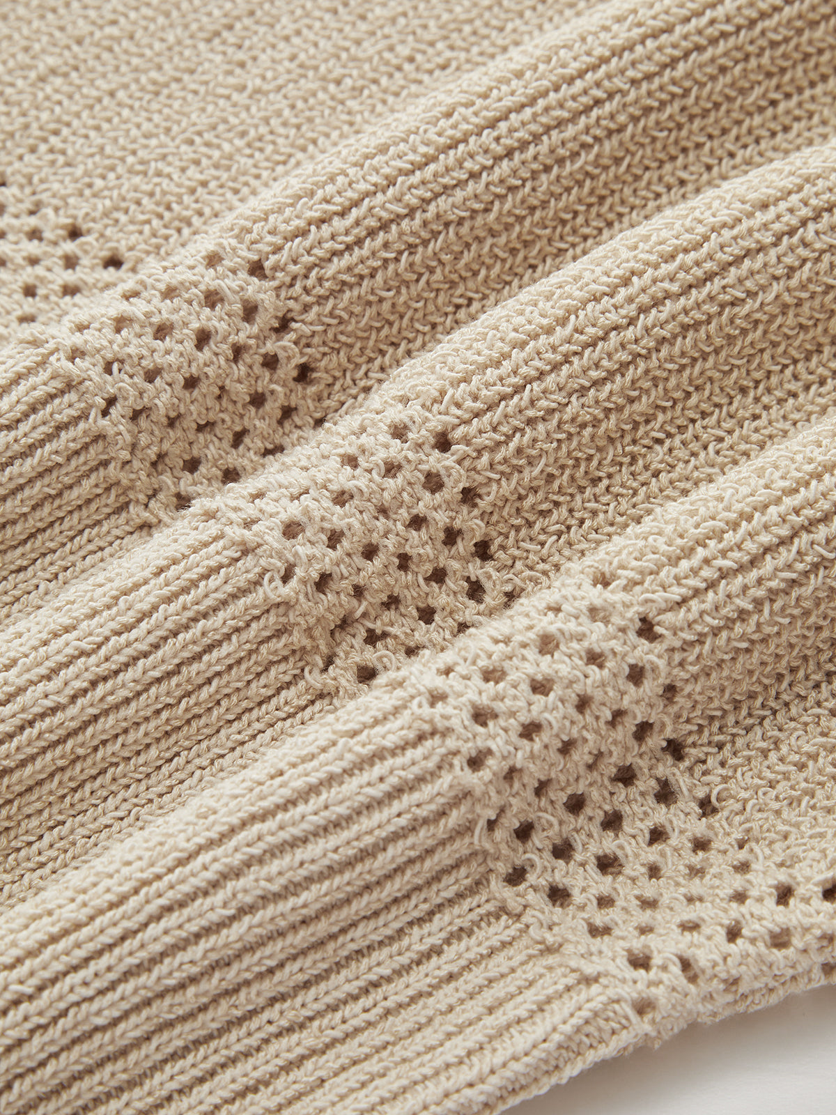 Haut en maille sans manches à taille blousante