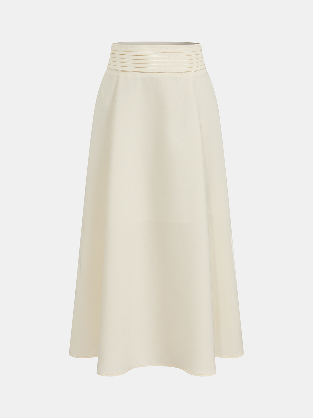 Ensemble crop top torsadé et jupe midi