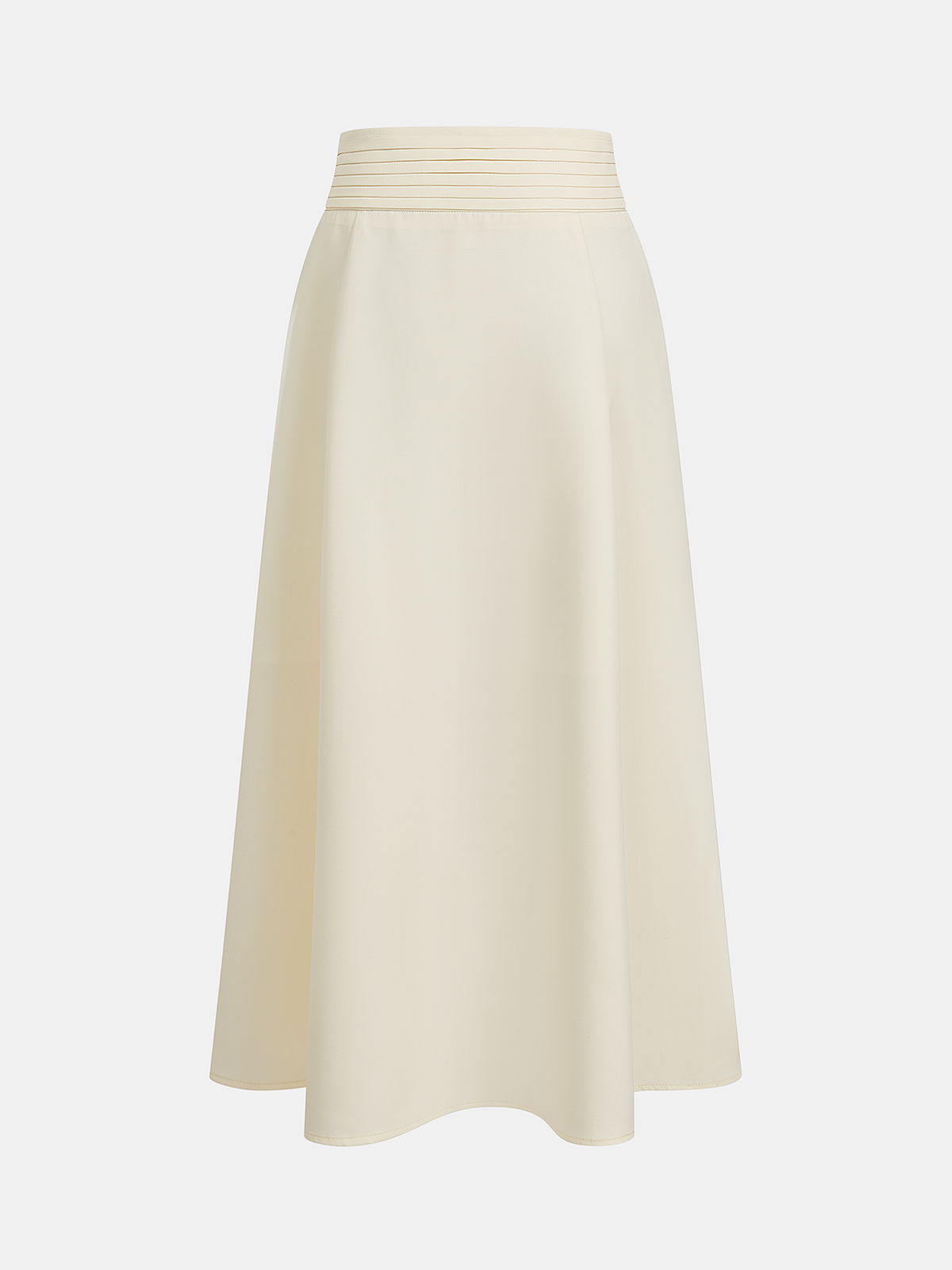 Ensemble crop top torsadé et jupe midi
