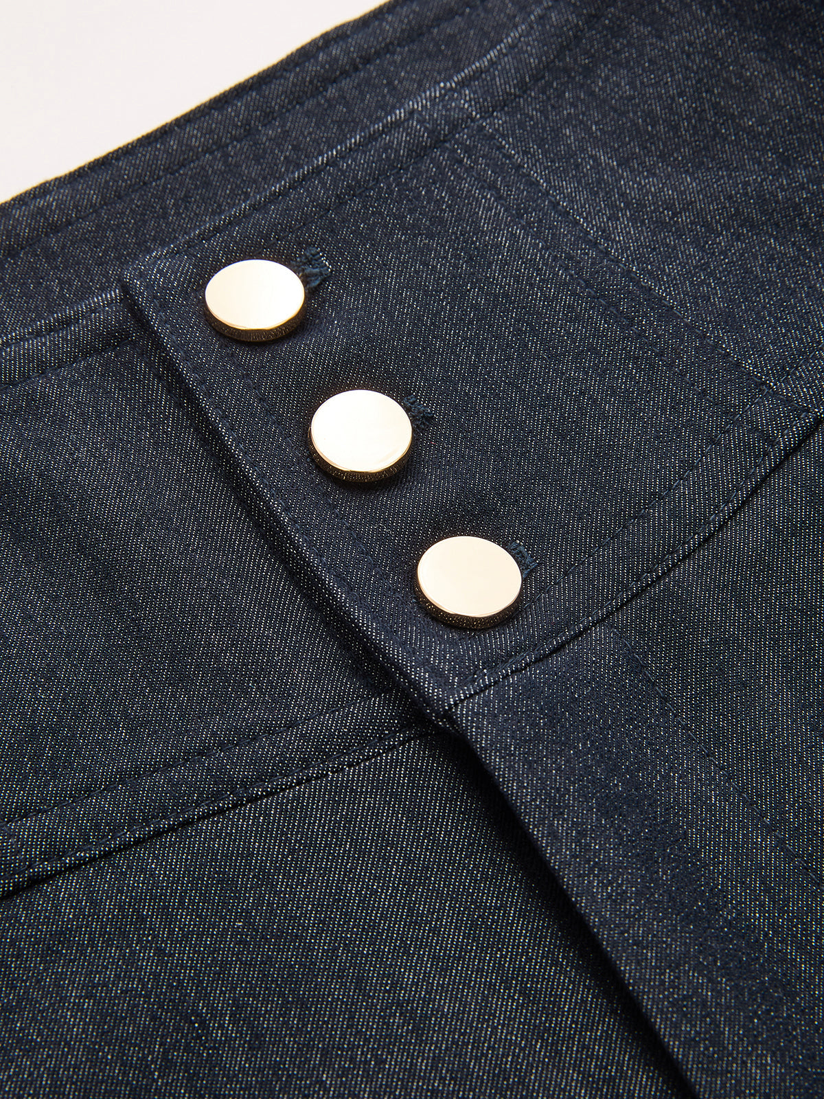 High-Waist-Hose mit Knopfverschluss und Ballonform
