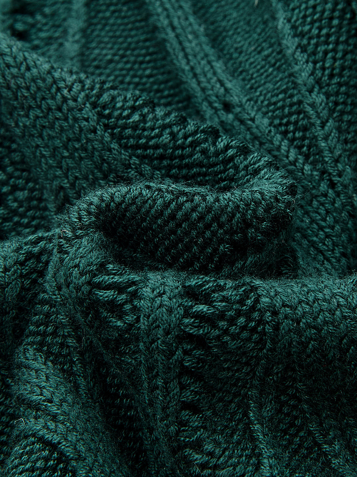 Haut sans manches en tricot torsadé géométrique