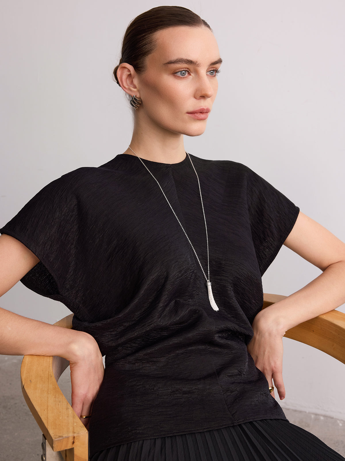 Tassel Pendant Long Chain Necklace