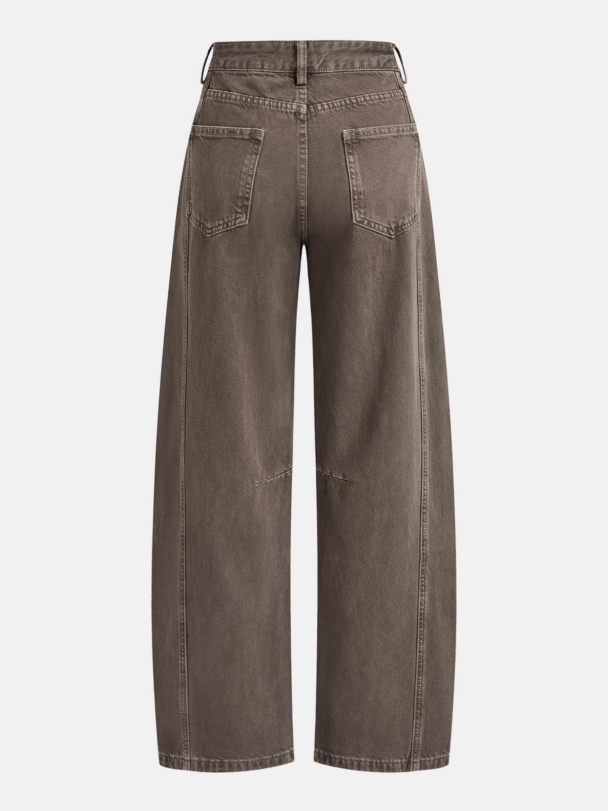 Distressed Jeans mit gekrümmtem Bein