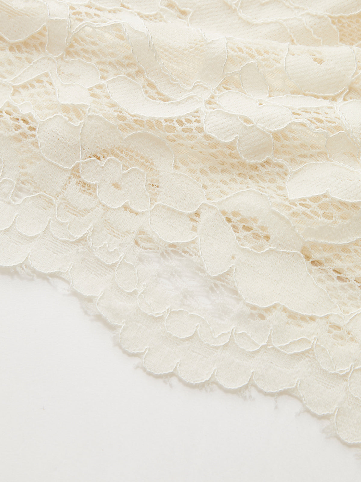 Ruched High Neck Lace Sleeveless Blouse