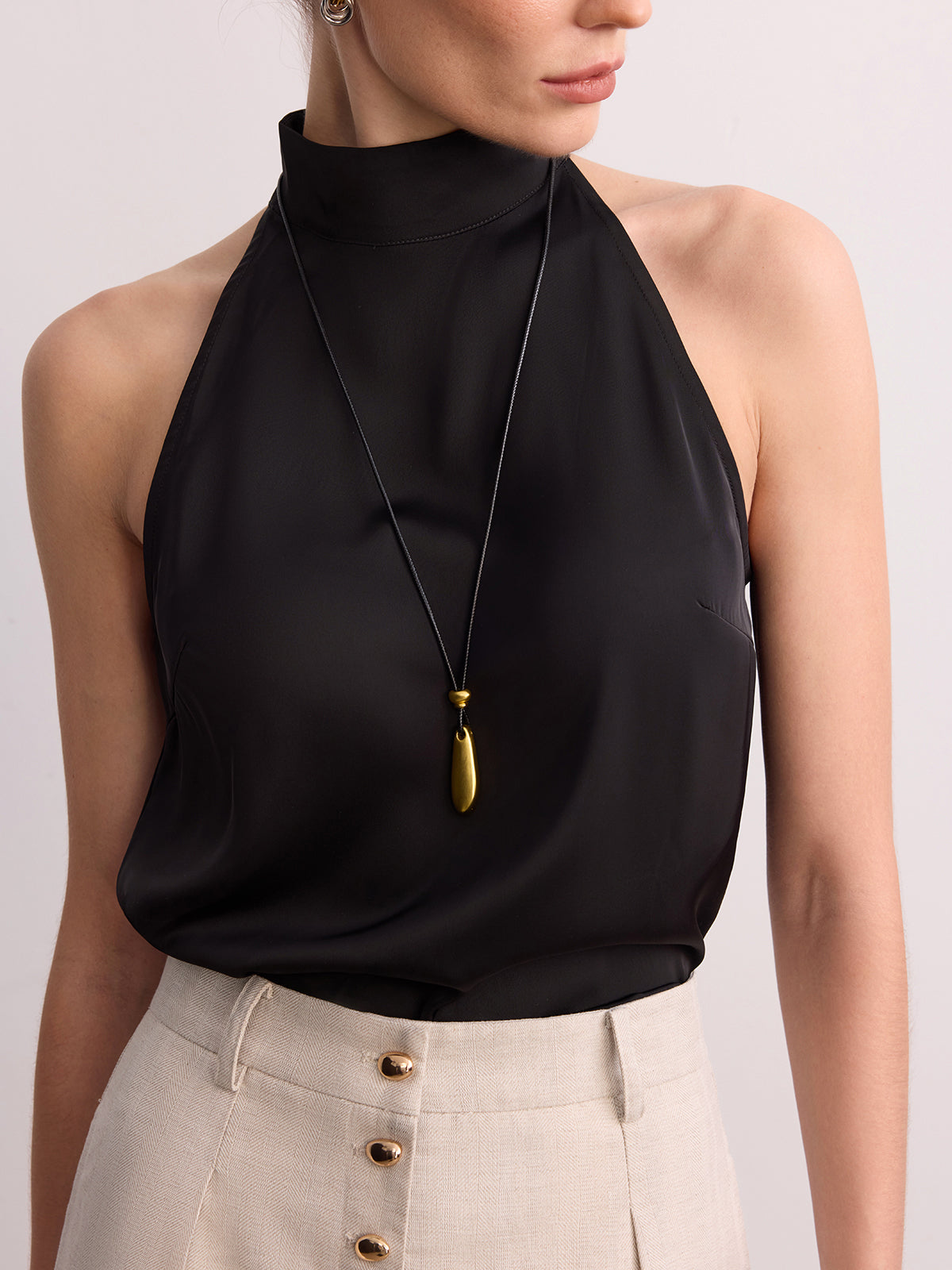 Teardrop Pendant Necklace
