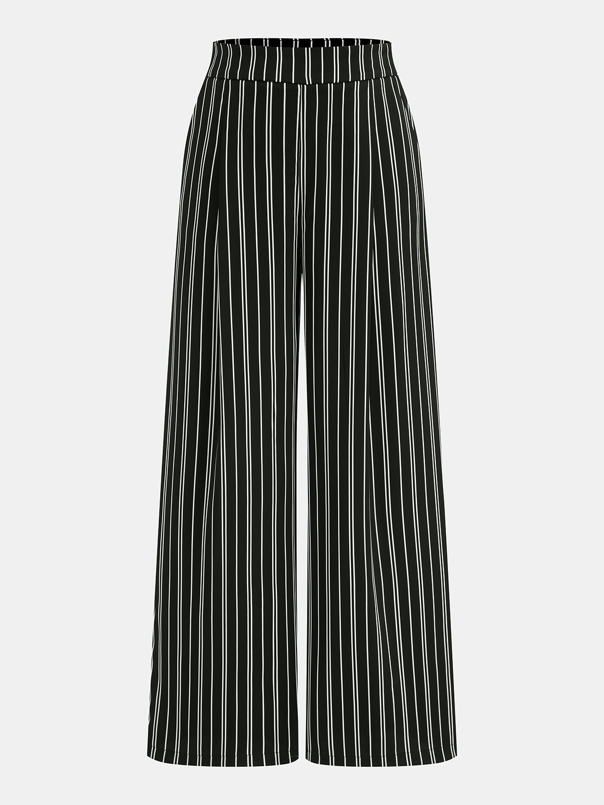 Striped Halter Satin Top & Pants Set