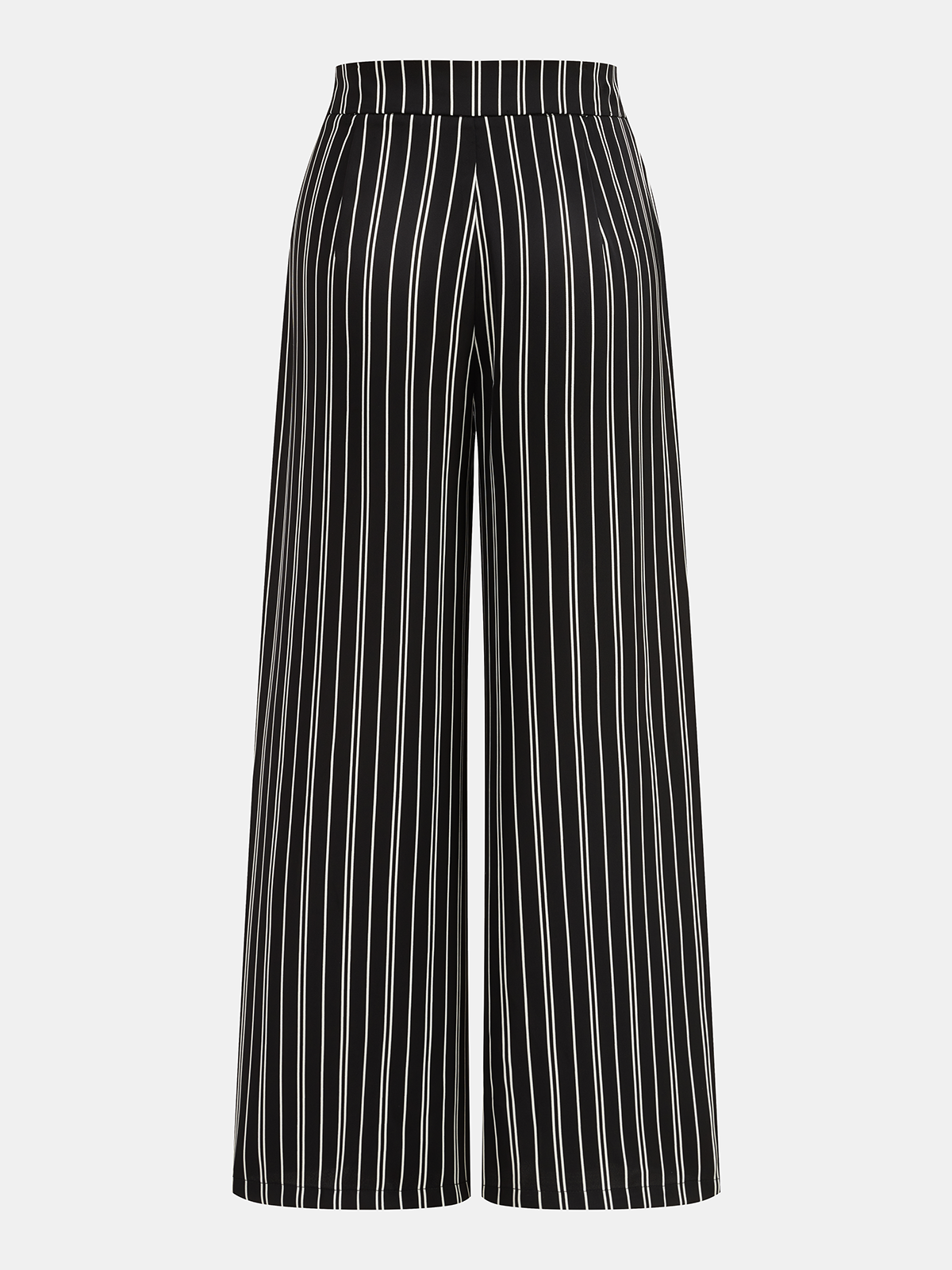 Striped Halter Satin Top & Pants Set