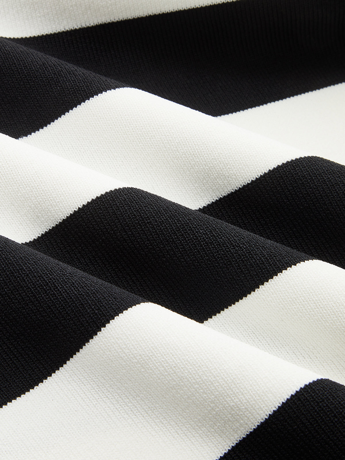 Striped Polo Short Sleeve Bodycon Sweater Dress