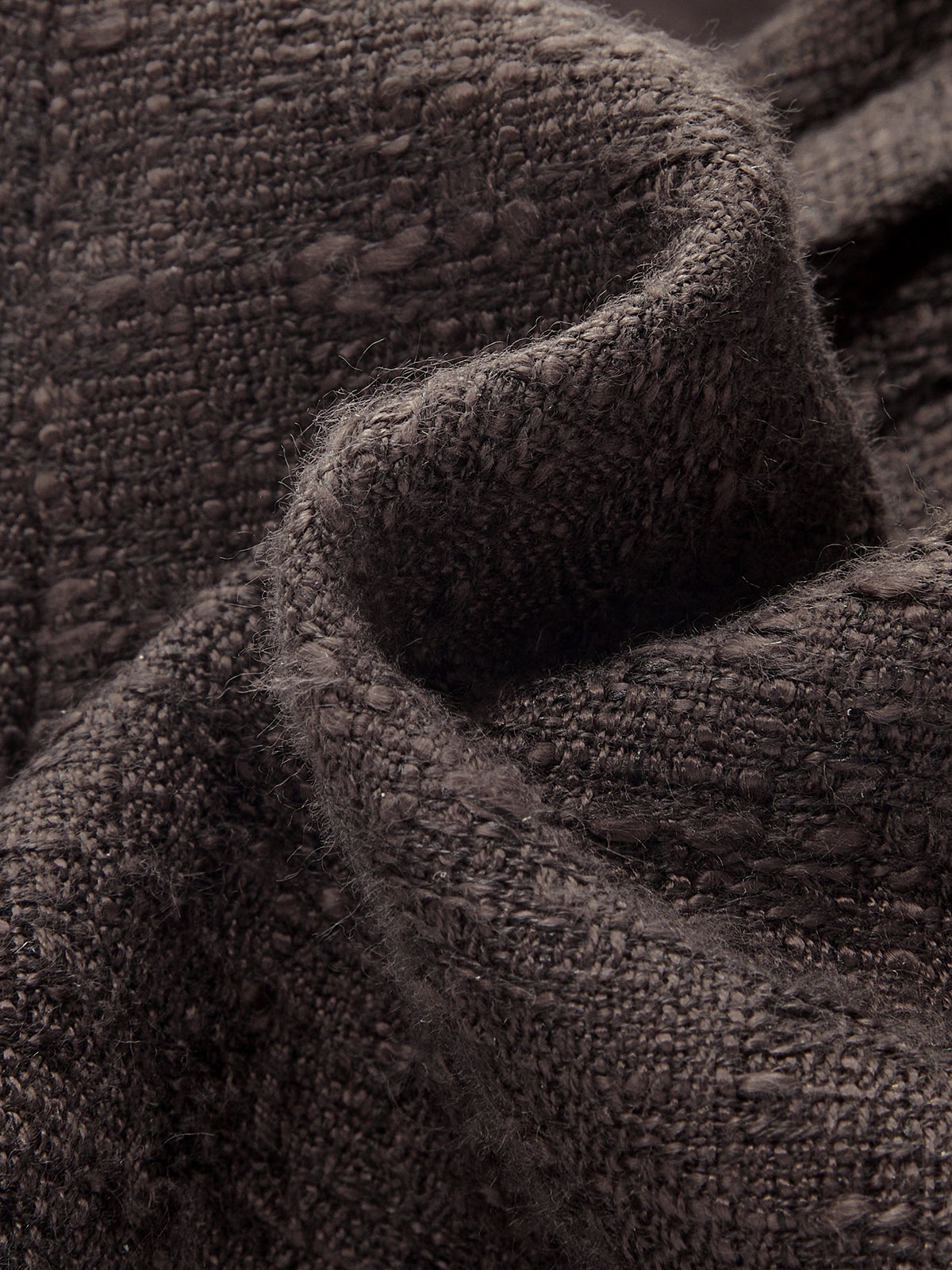 Shorts en tweed à boucle mors de cheval