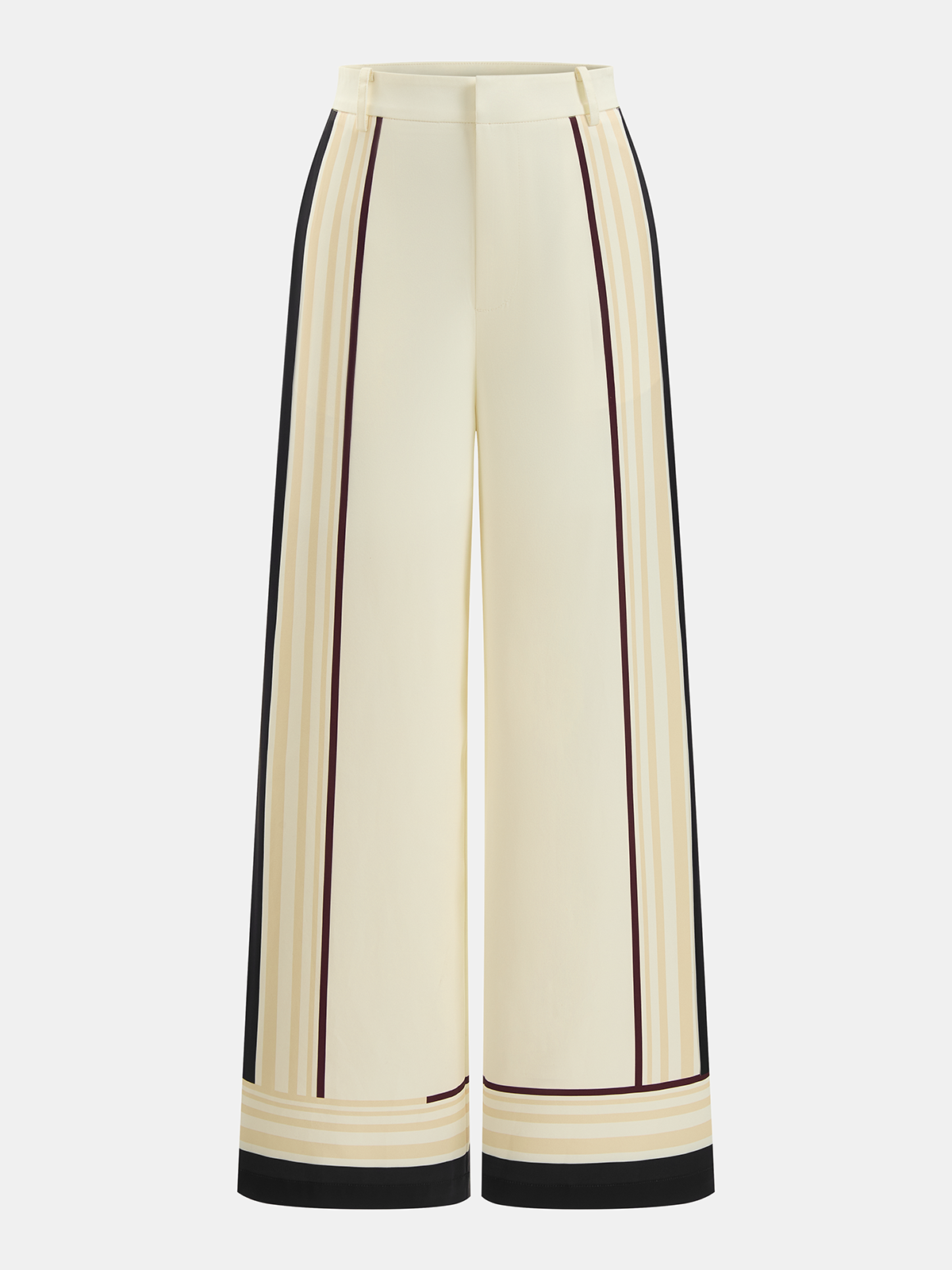 Striped Halter Top & Wide Leg Pant Set