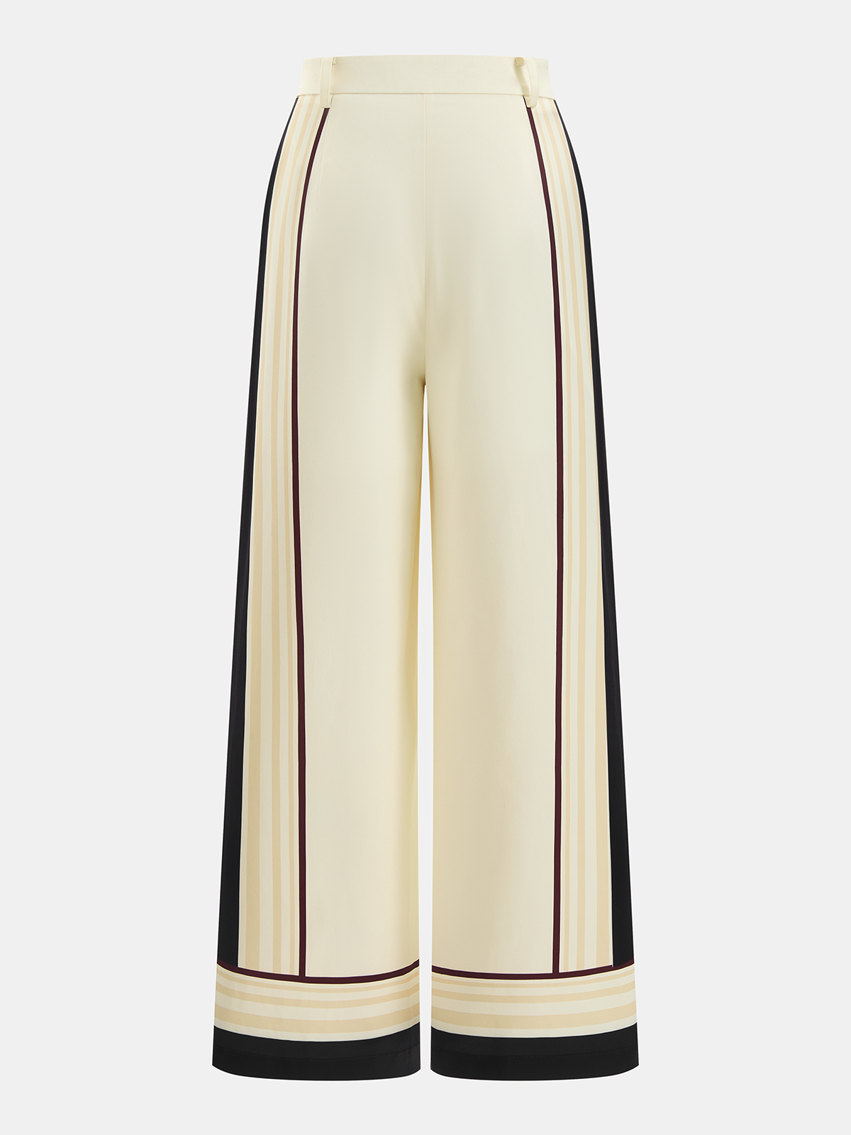 Striped Halter Top & Wide Leg Pant Set
