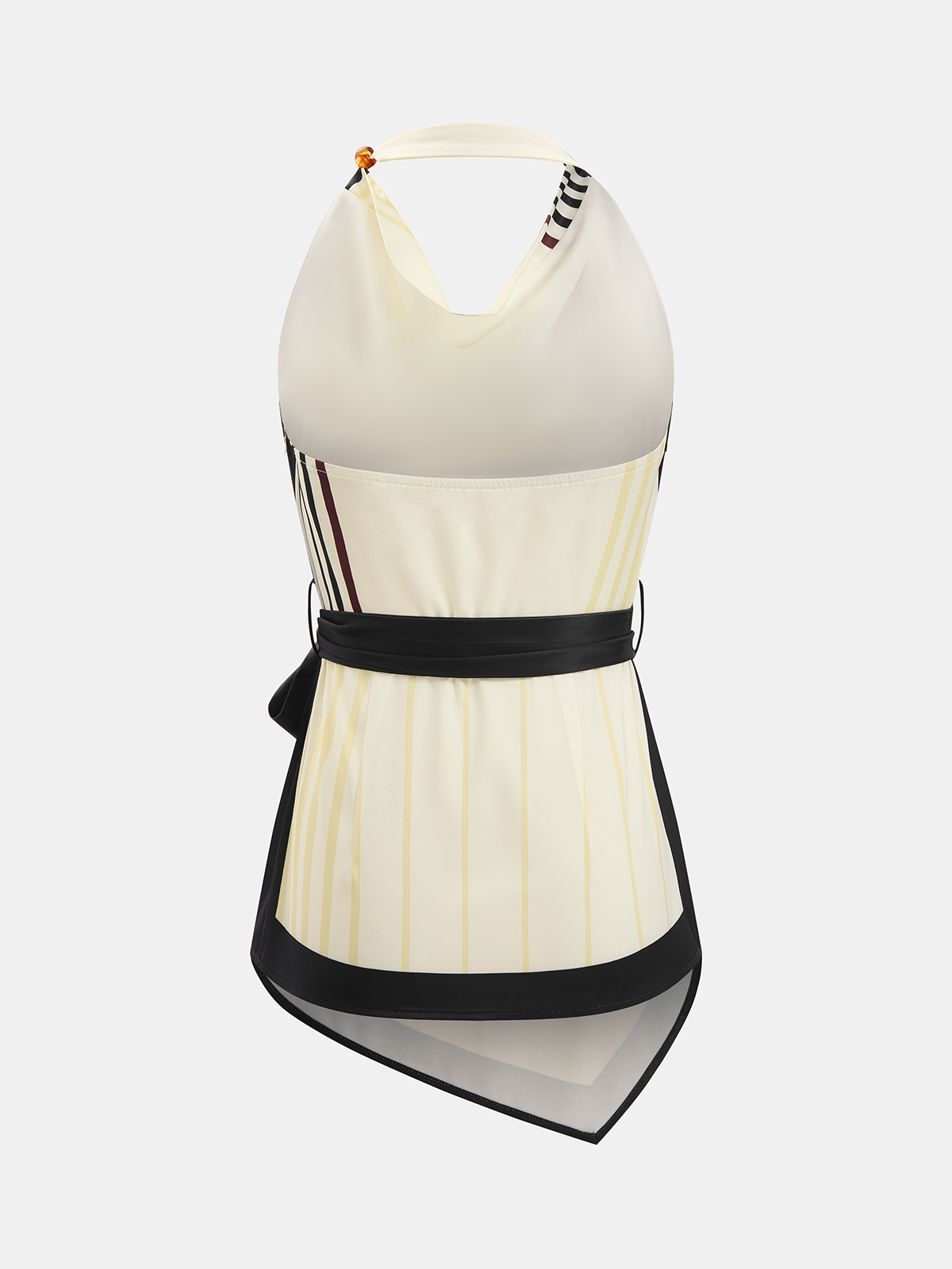 Striped Halter Top & Wide Leg Pant Set