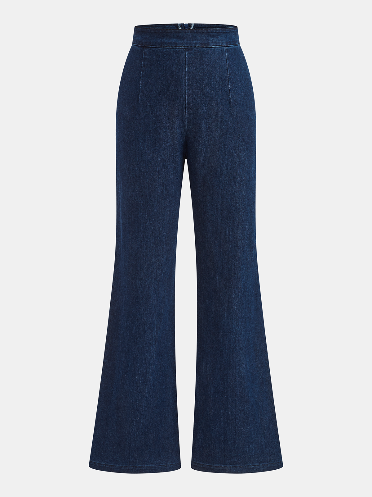 Sleeveless Denim Top Flared Pants Set