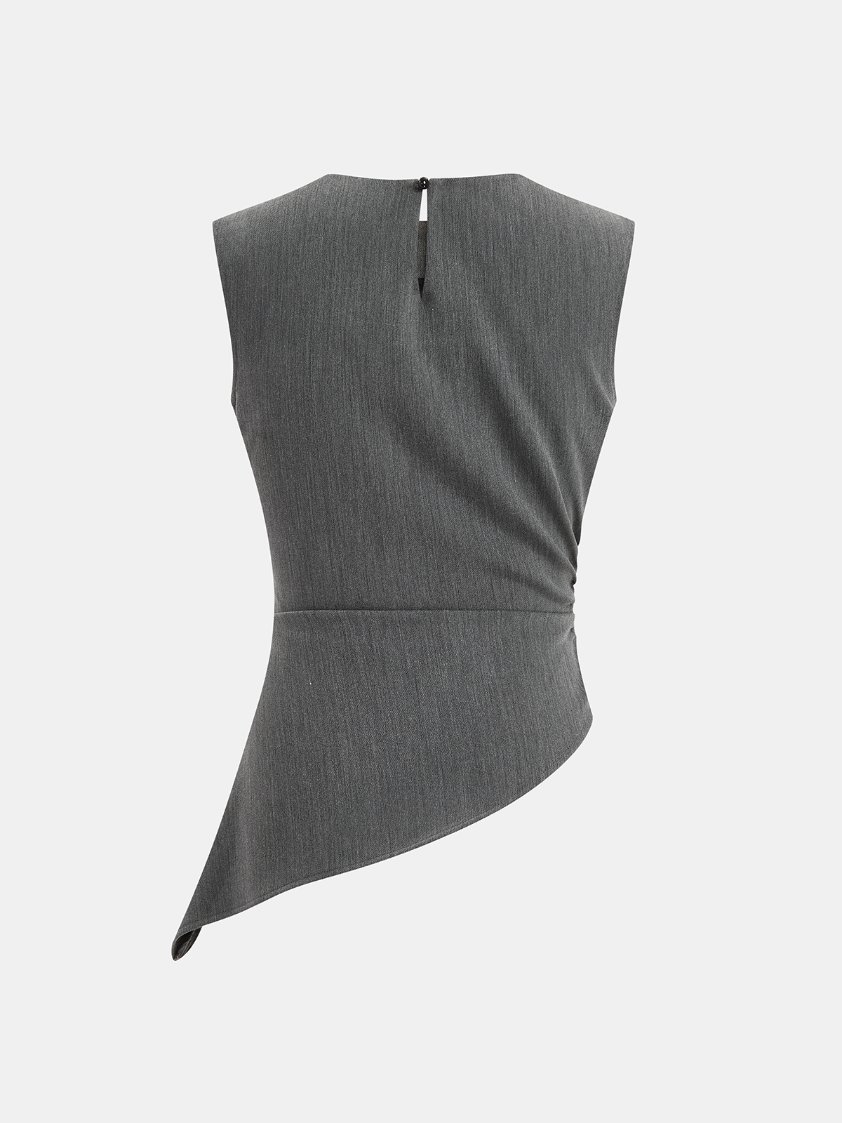 Sleeveless Asymmetric Top & Pleated Pants Set