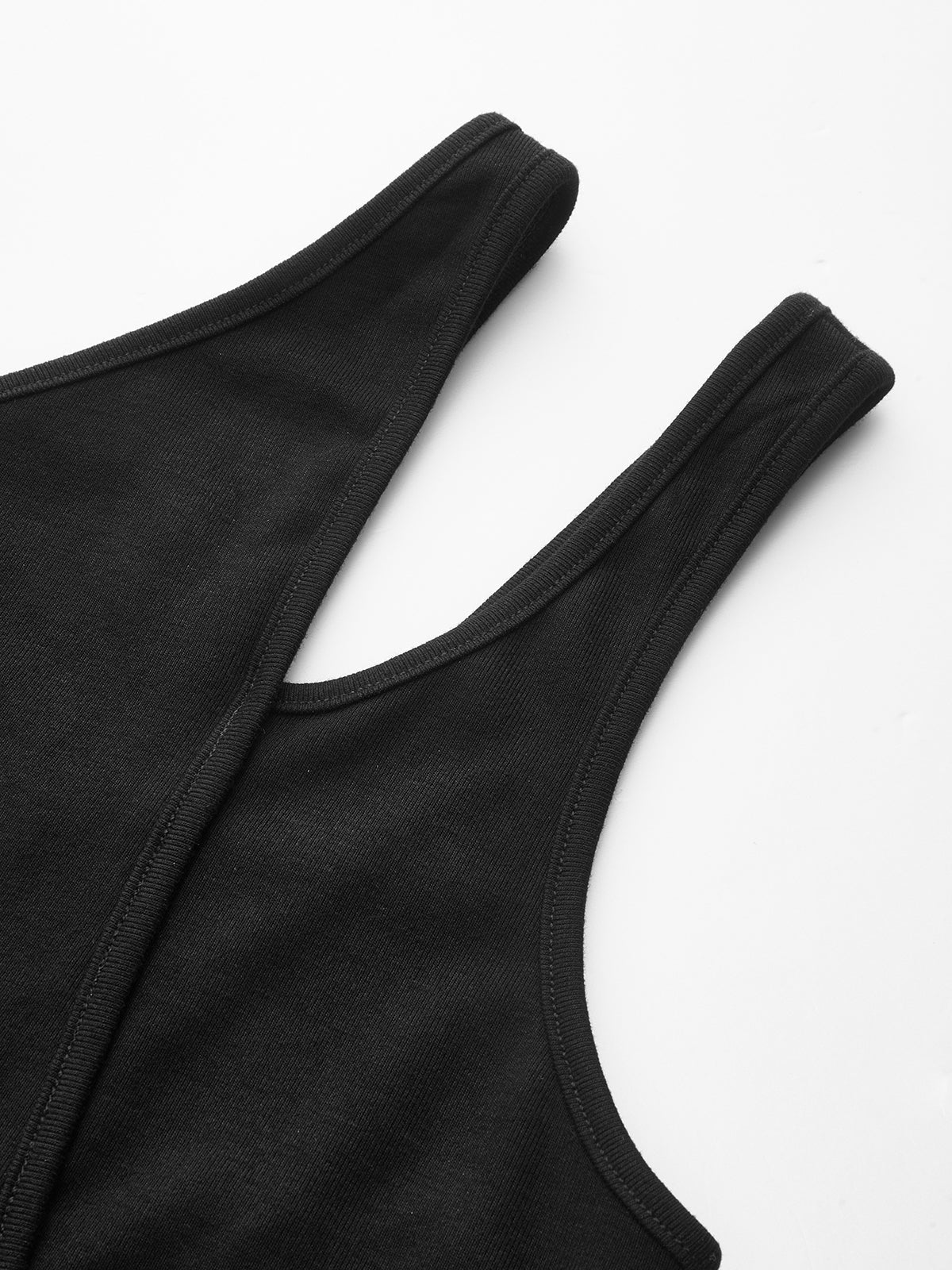 One Shoulder Asymmetric Slim Tank Top