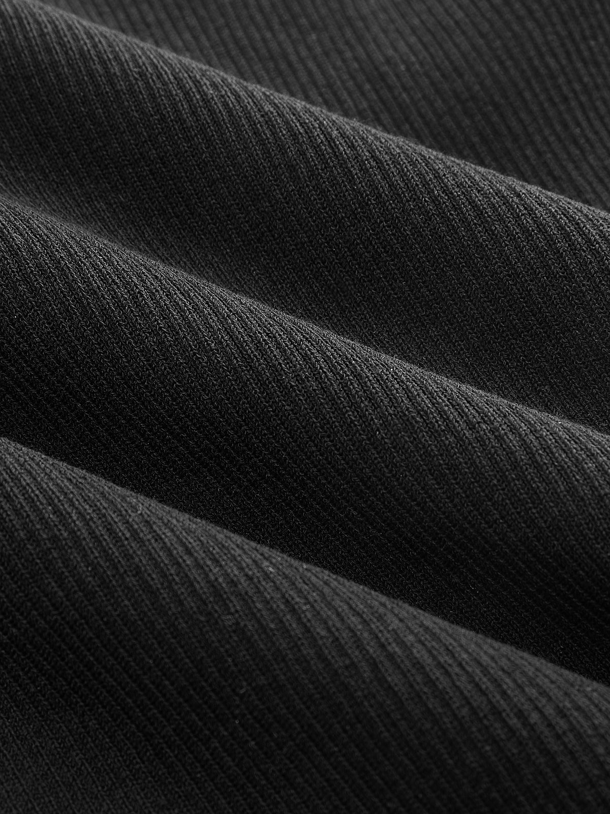 Asymmetrisches geripptes Mesh-Strick-Tanktop